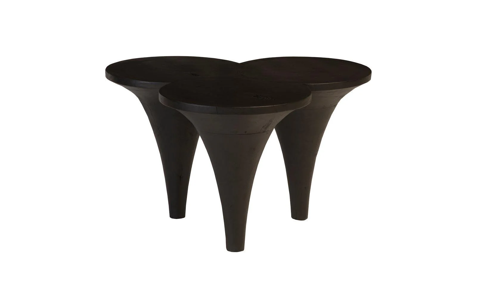 Marley Coffee Table, Chamcha Wood, Burnt Finish - Frankwebs