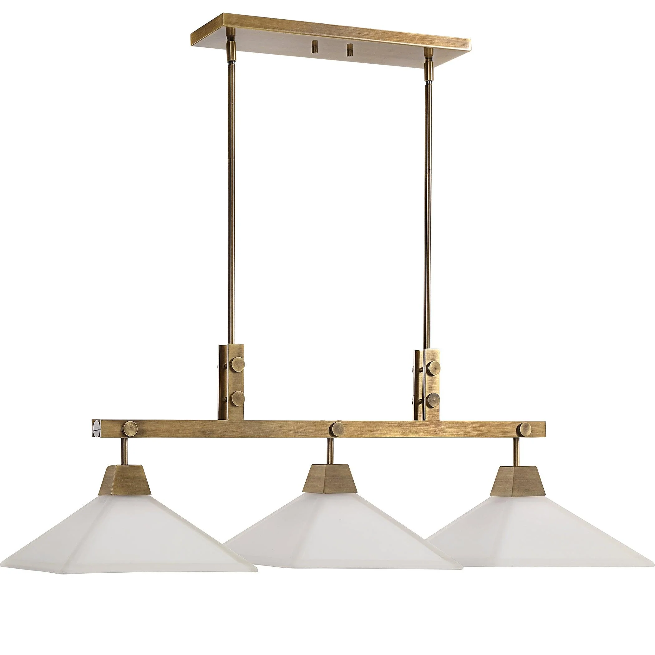 BROOKDALE INDUSTRIAL 3 LIGHT LINEAR CHANDELIER - Frankwebs