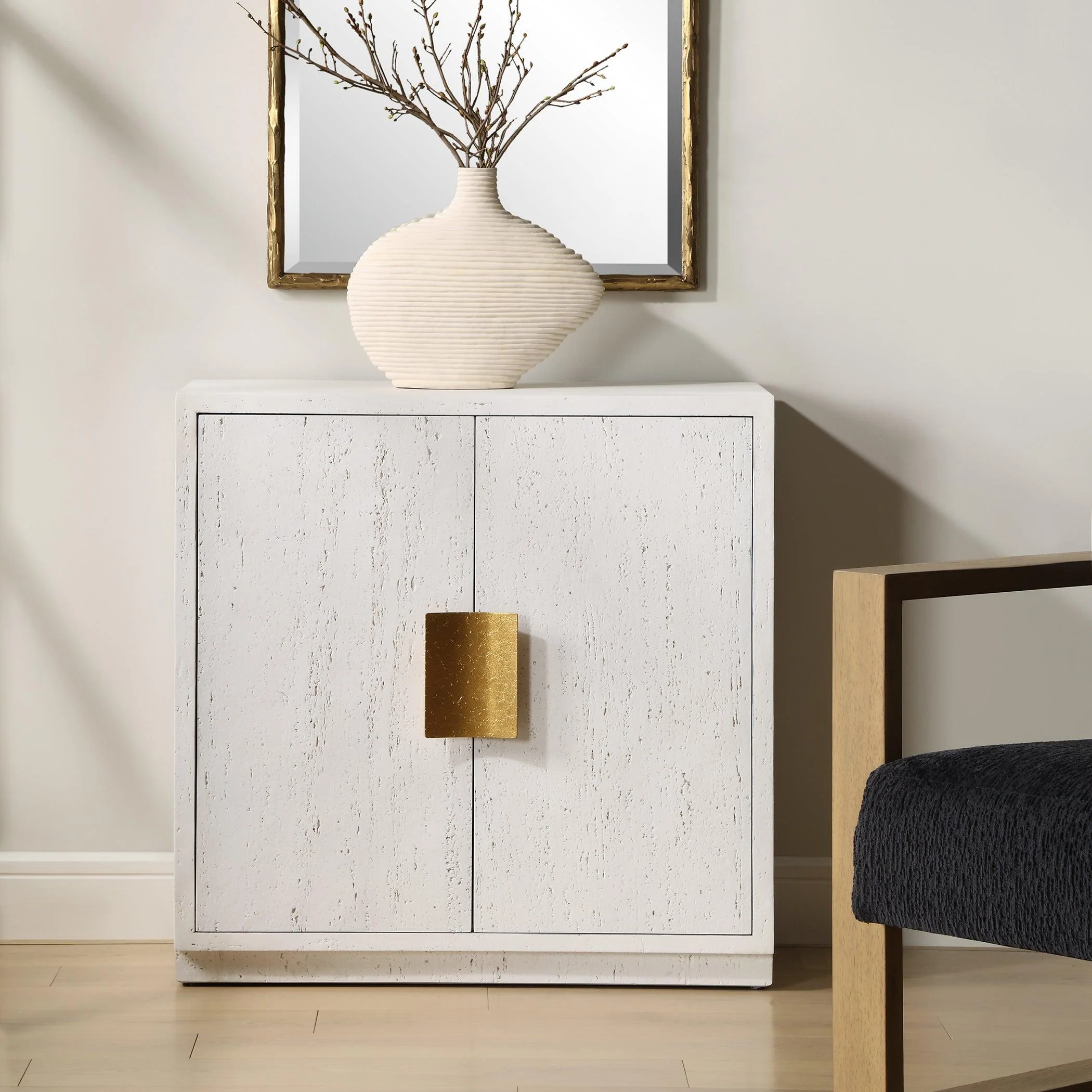 Emma 2 Door White Cabinet - Frankwebs