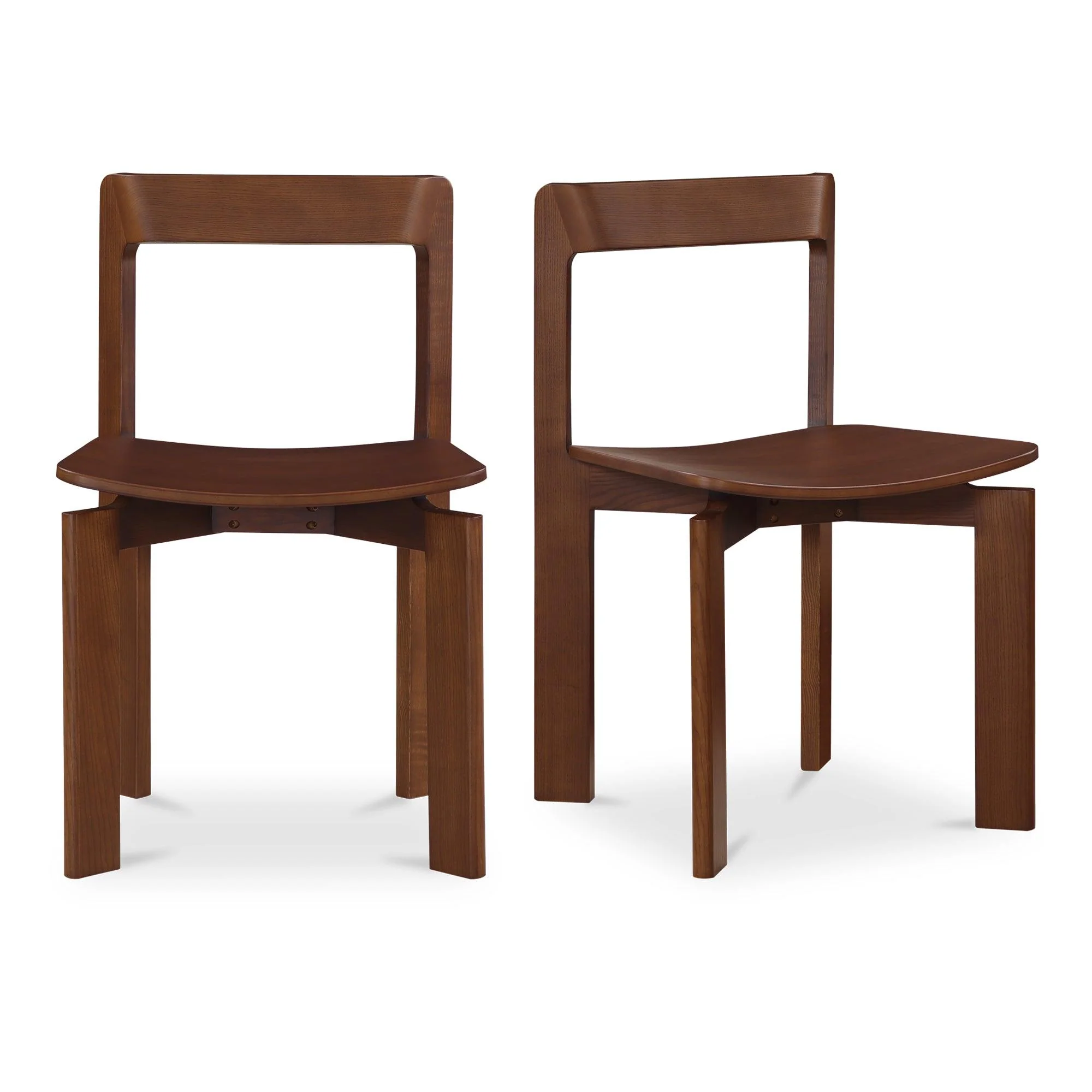 Daifuku Dining Chair Walnut Stained Ash - Set Of Two - Frankwebs