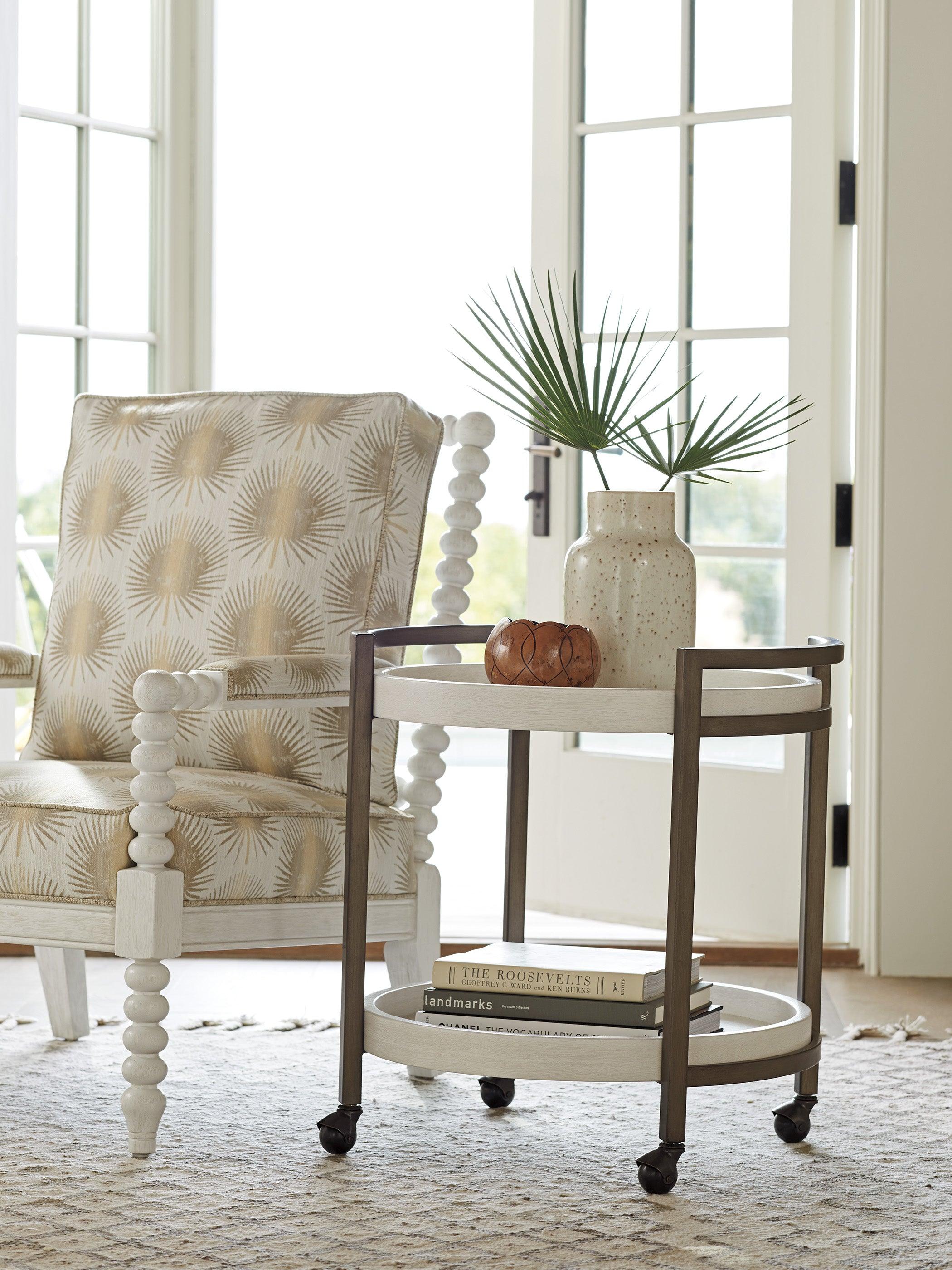 Ocean Breeze Osprey Cart End Table - Frankwebs