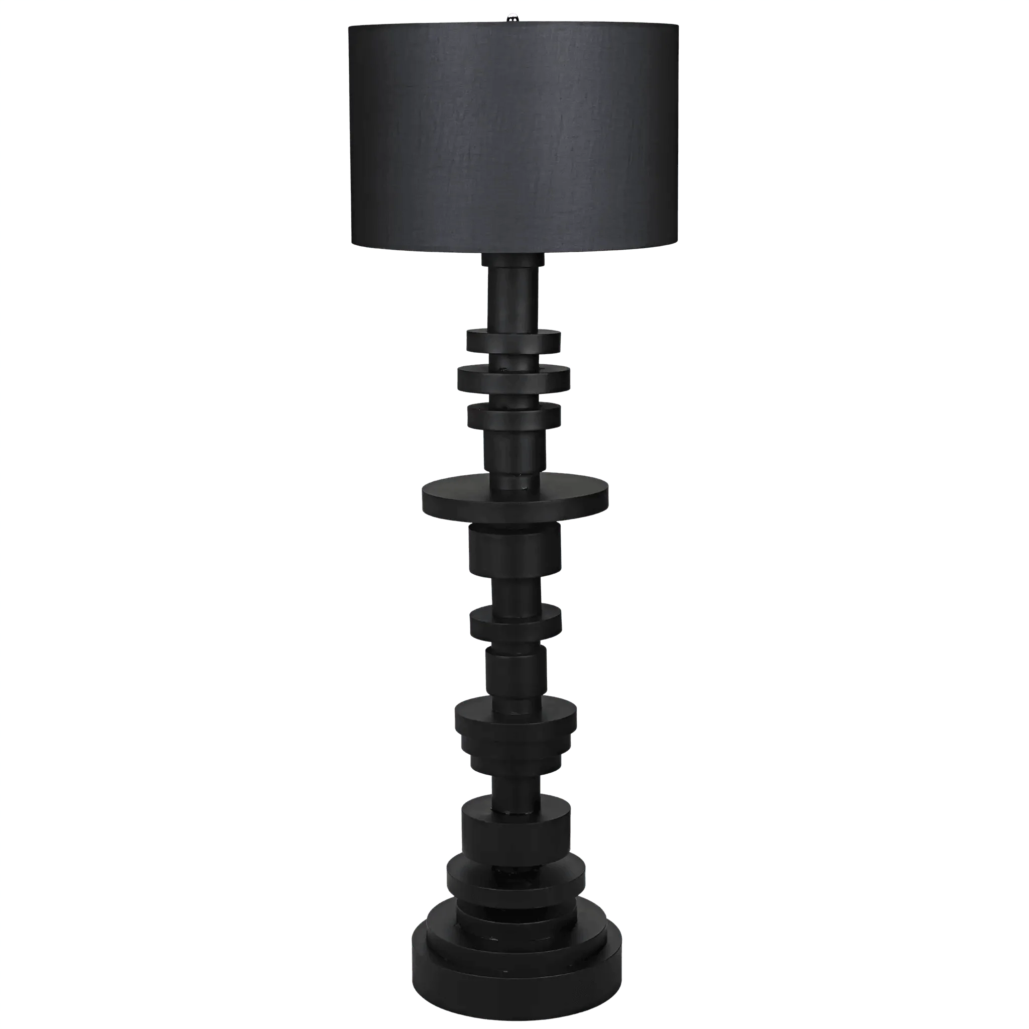 Wilton Floor Lamp with Shade, Black Steel - Frankwebs