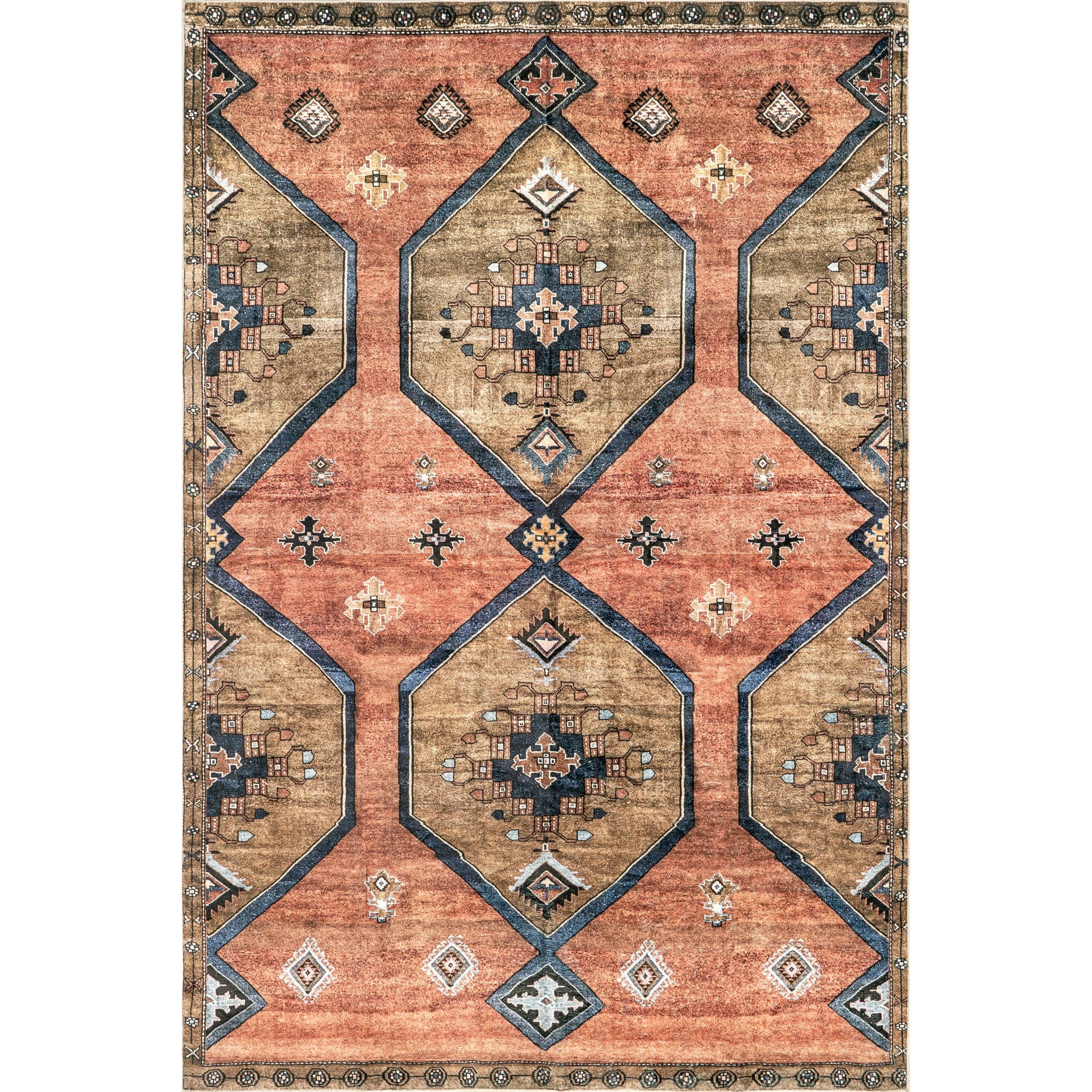 Judy Traditional Persian Machine Washable Area Rug - Frankwebs