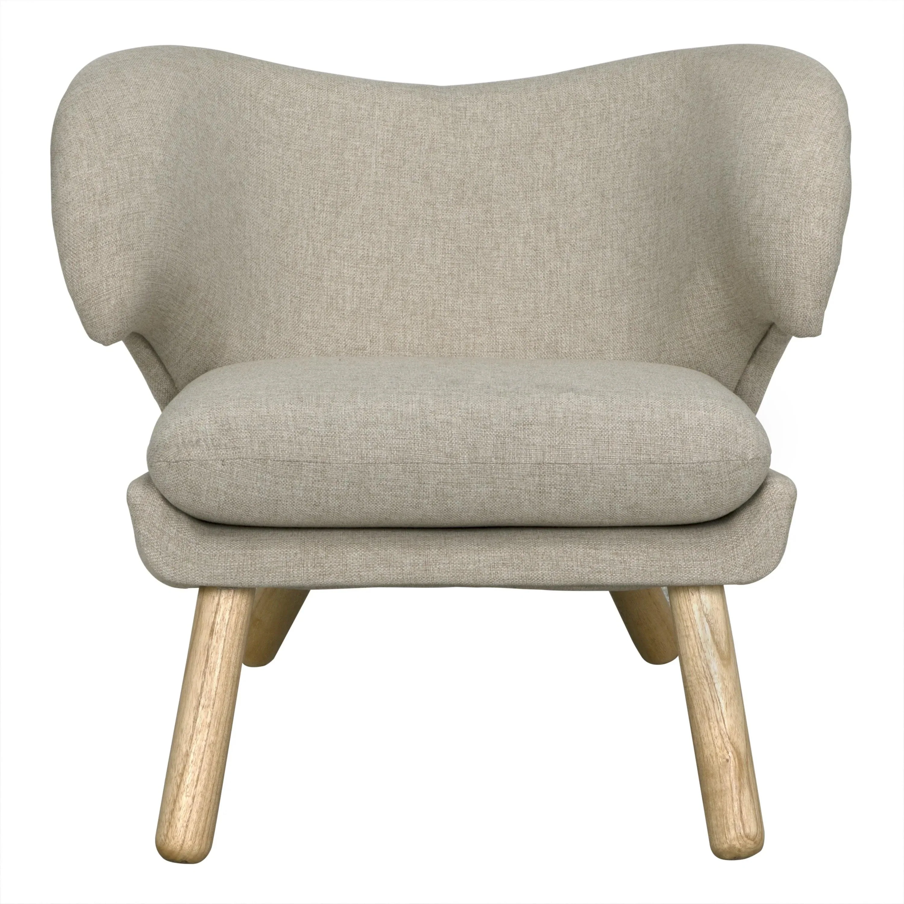 Valerie Chair with Wheat Fabric - Frankwebs