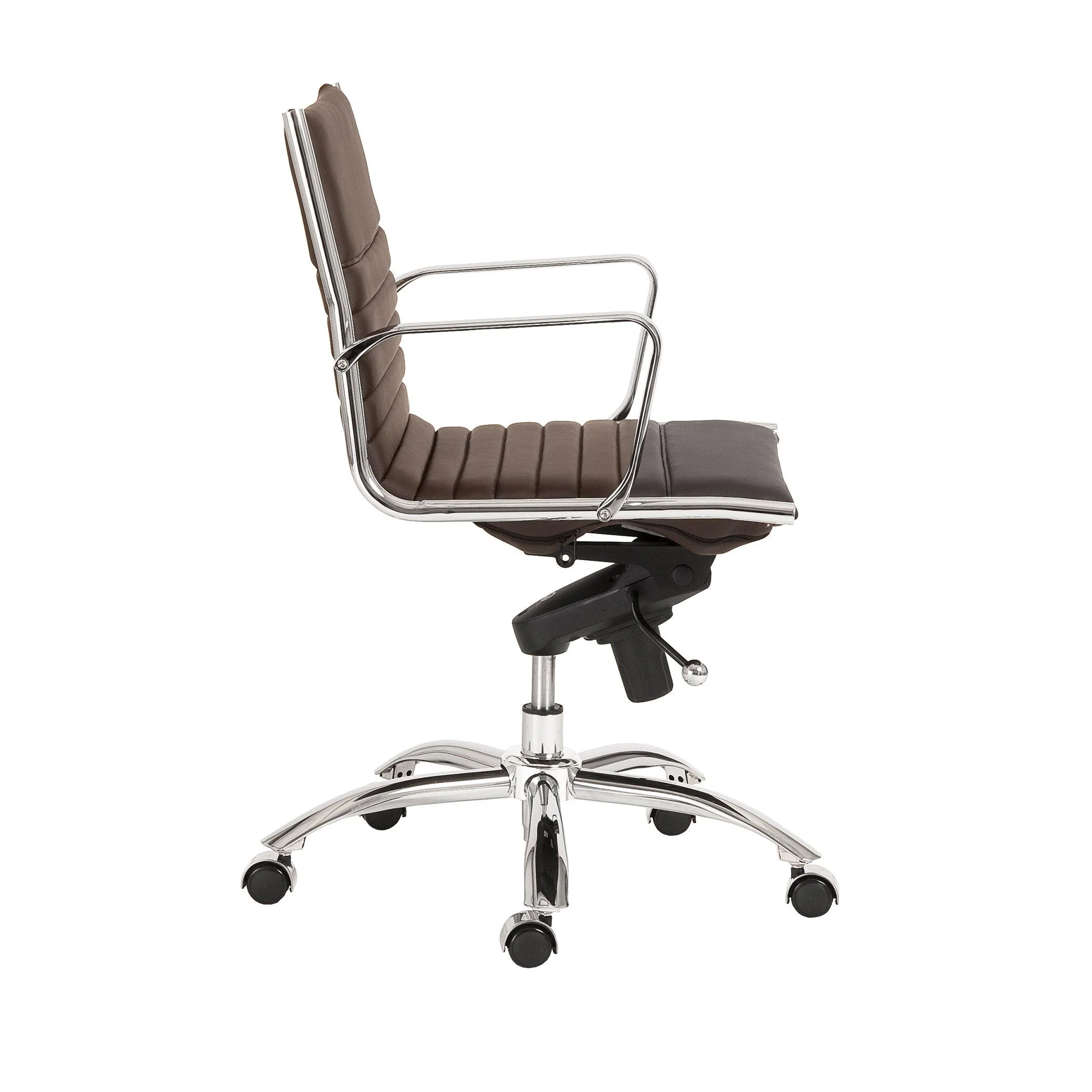 Dirk Low Back Office Chair  Leatherette - Frankwebs