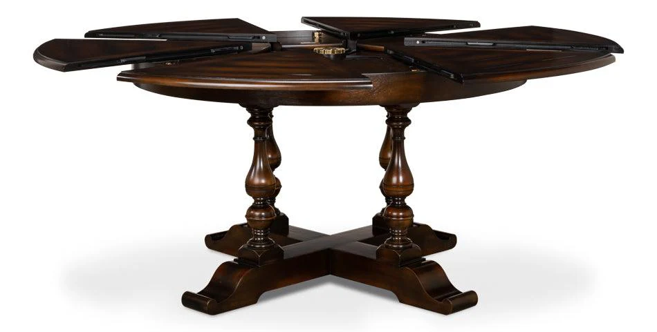 Walnut Jupe Dining Table Medium - Ebony - Frankwebs