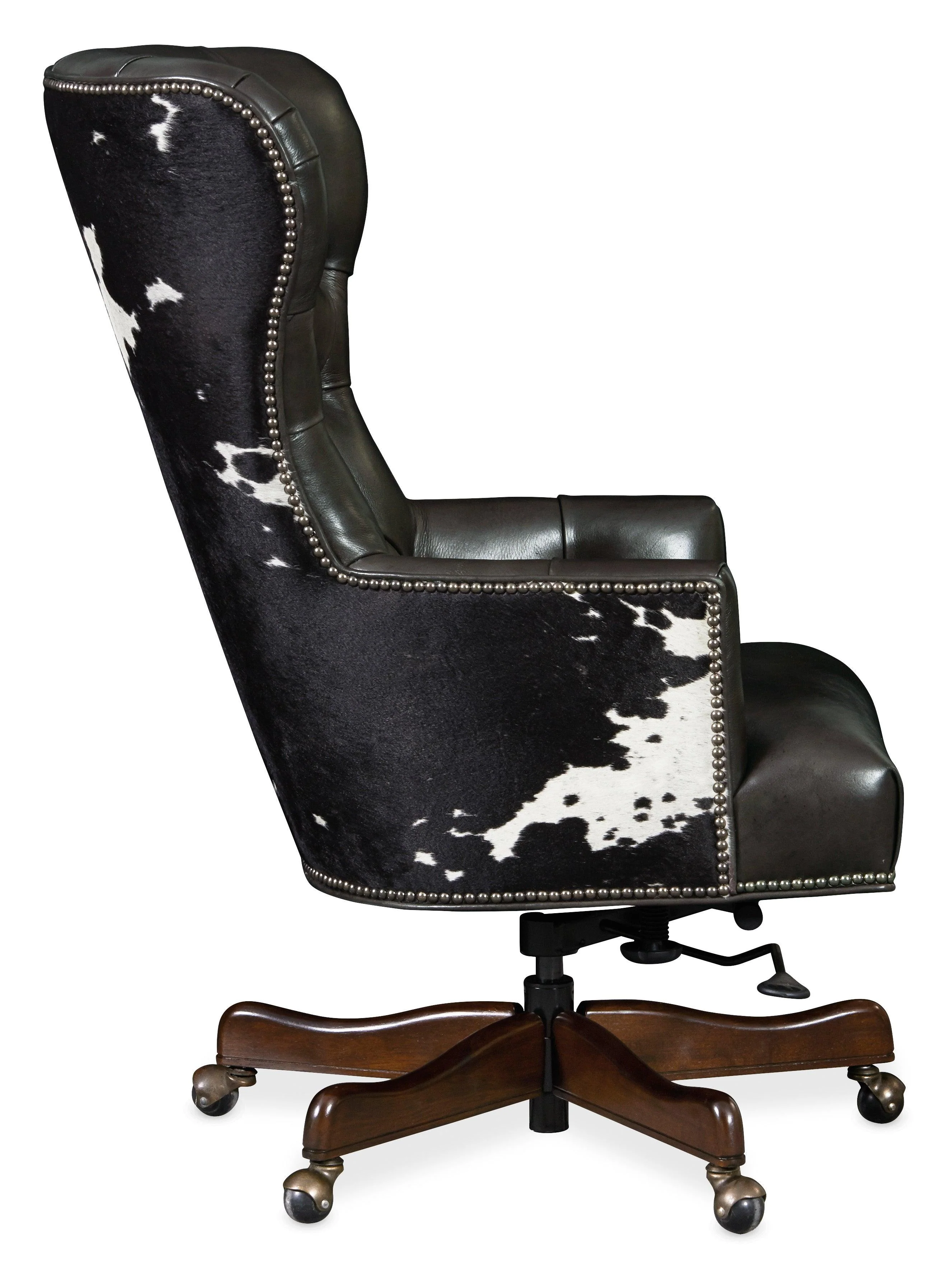 Katherine Executive Swivel Tilt Chair with Black & White HOH - Frankwebs