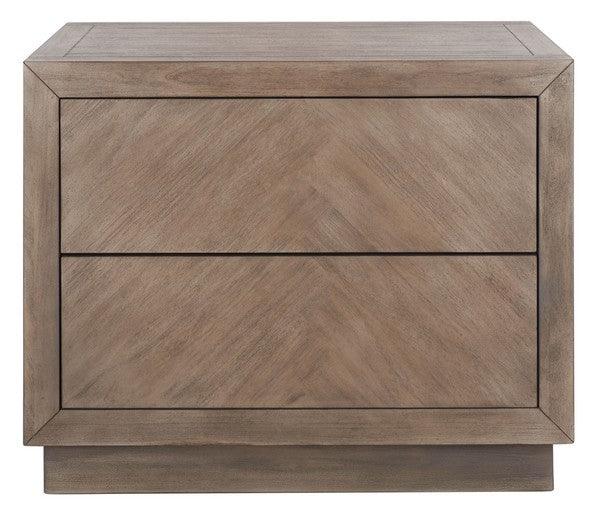 STEVE 2 DRAWER WOOD NIGHTSTAND - Frankwebs