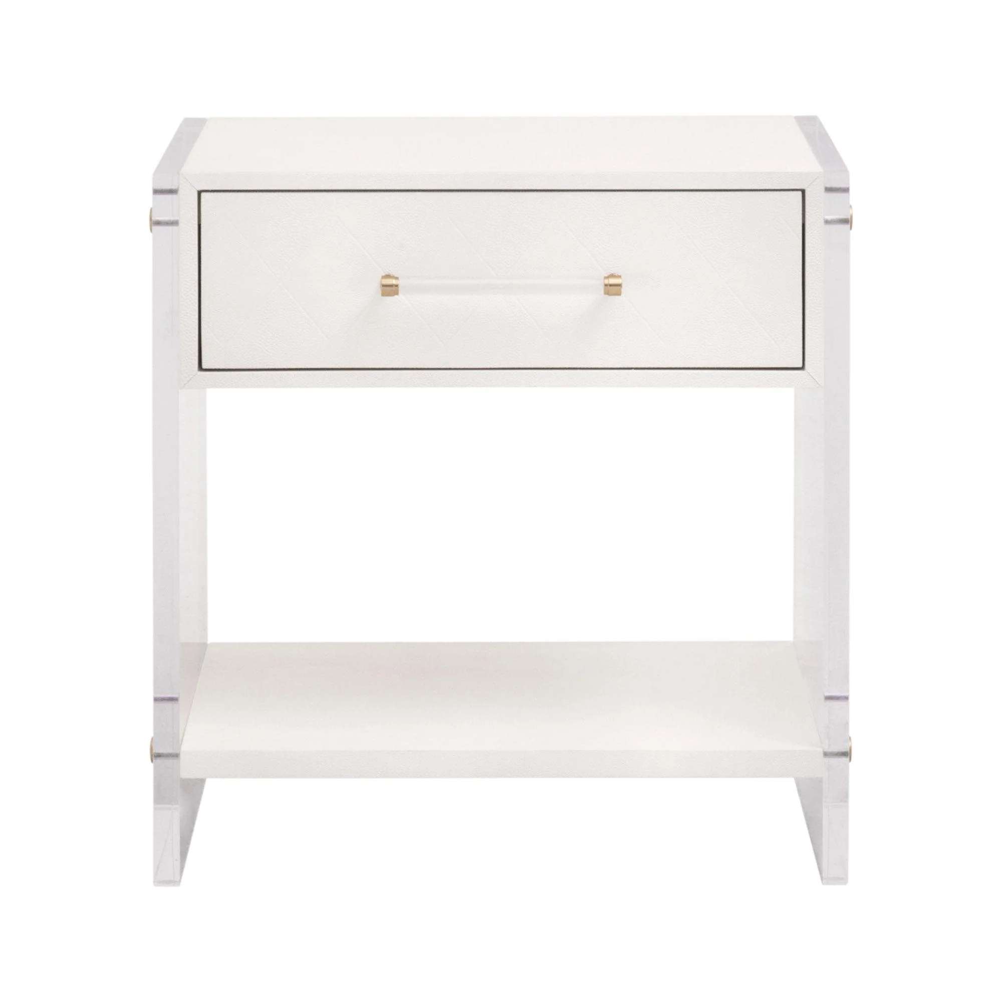 Sonia Shagreen 1-Drawer Nightstand - Frankwebs