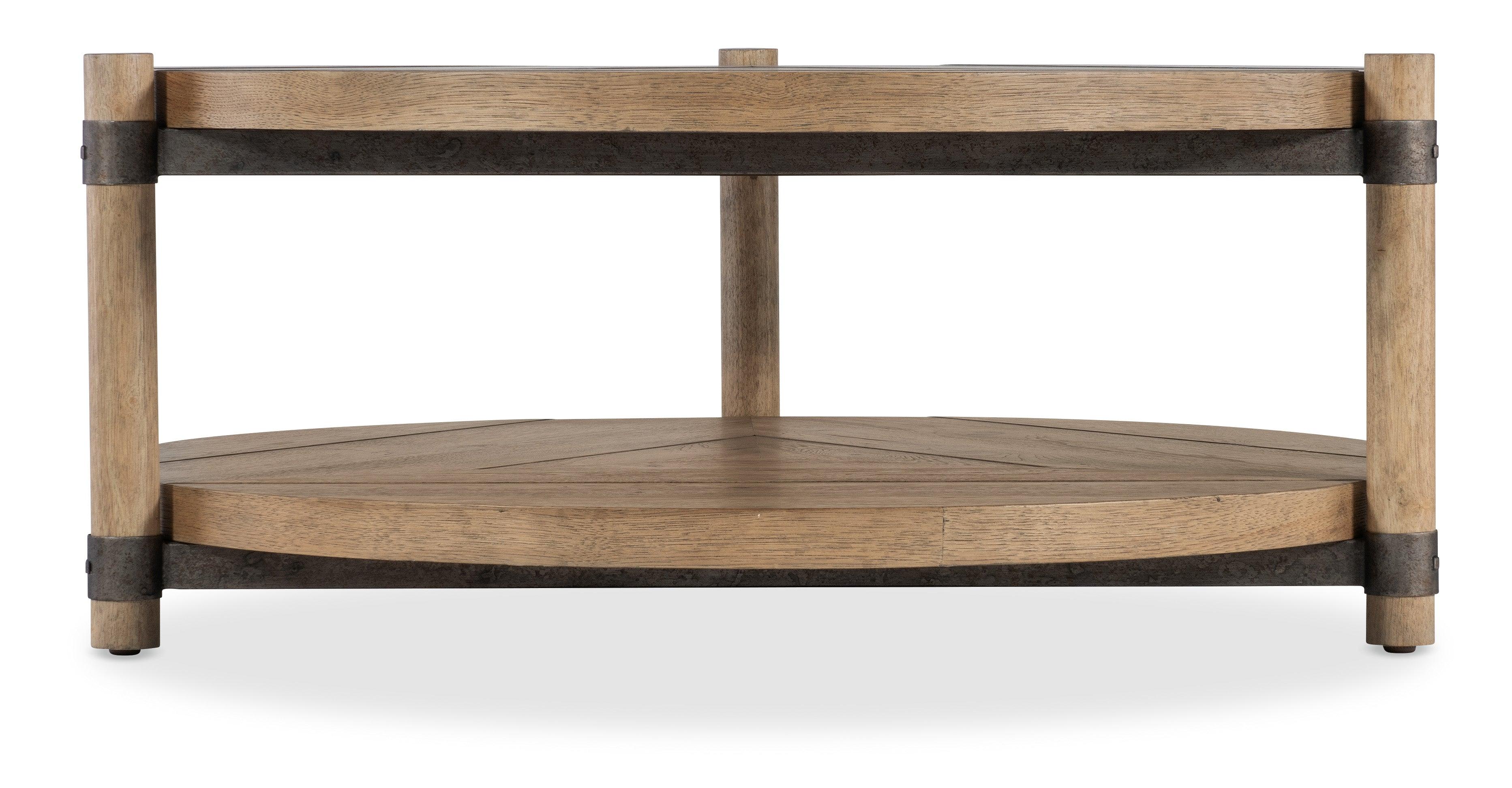 Vineyard Row Round Cocktail Table - Frankwebs