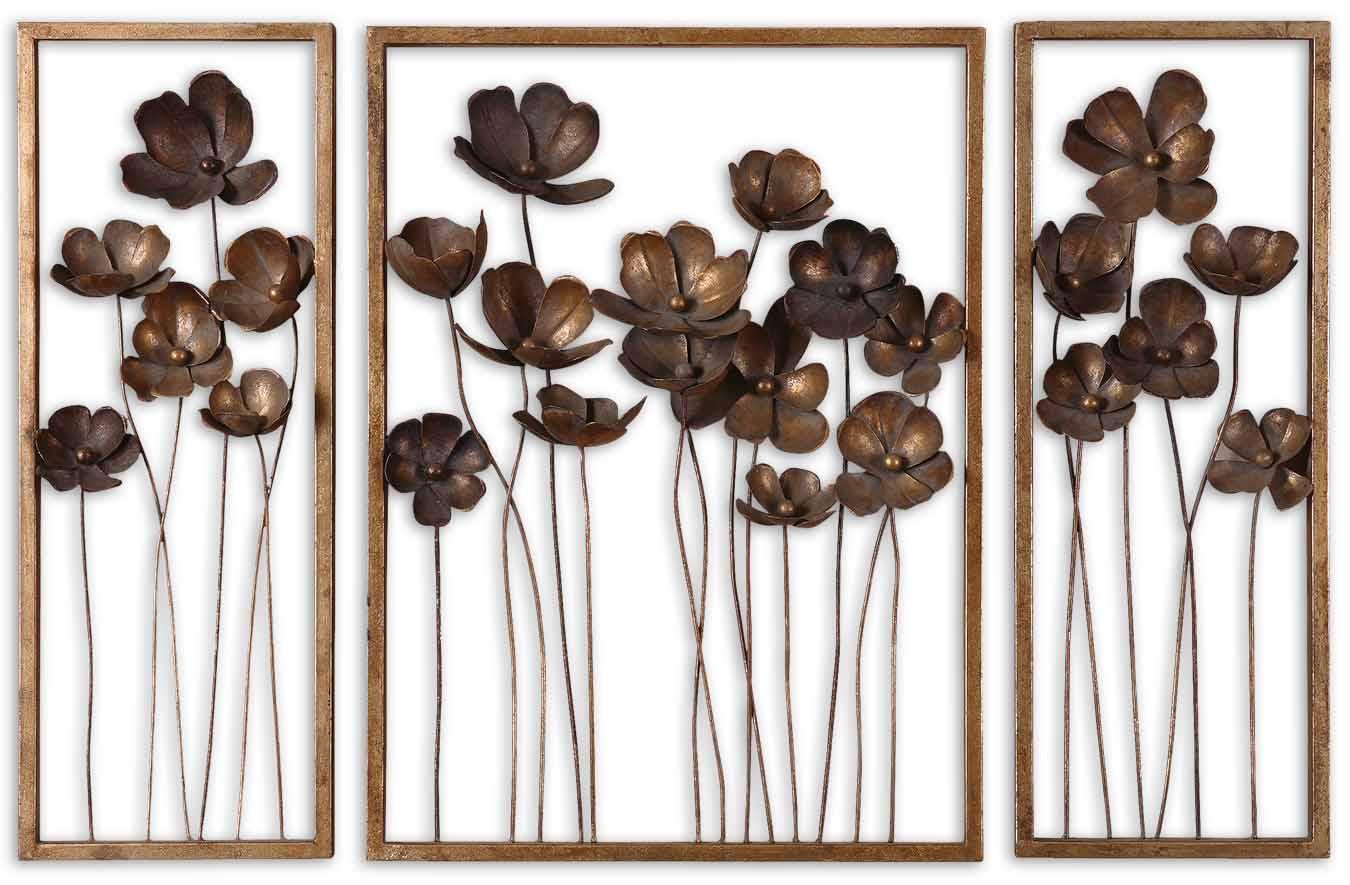 METAL TULIPS WALL ART SET/3 - Frankwebs