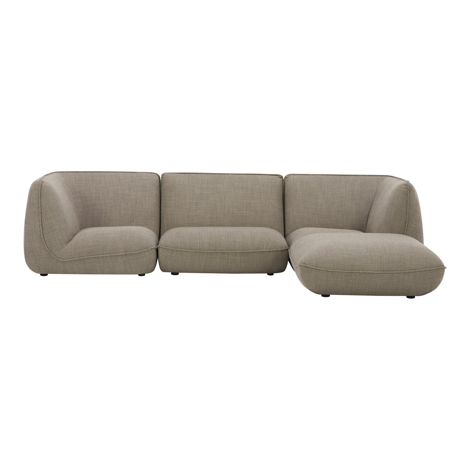 Zeppelin Lounge Modular Sectional Speckled Pumice - Frankwebs