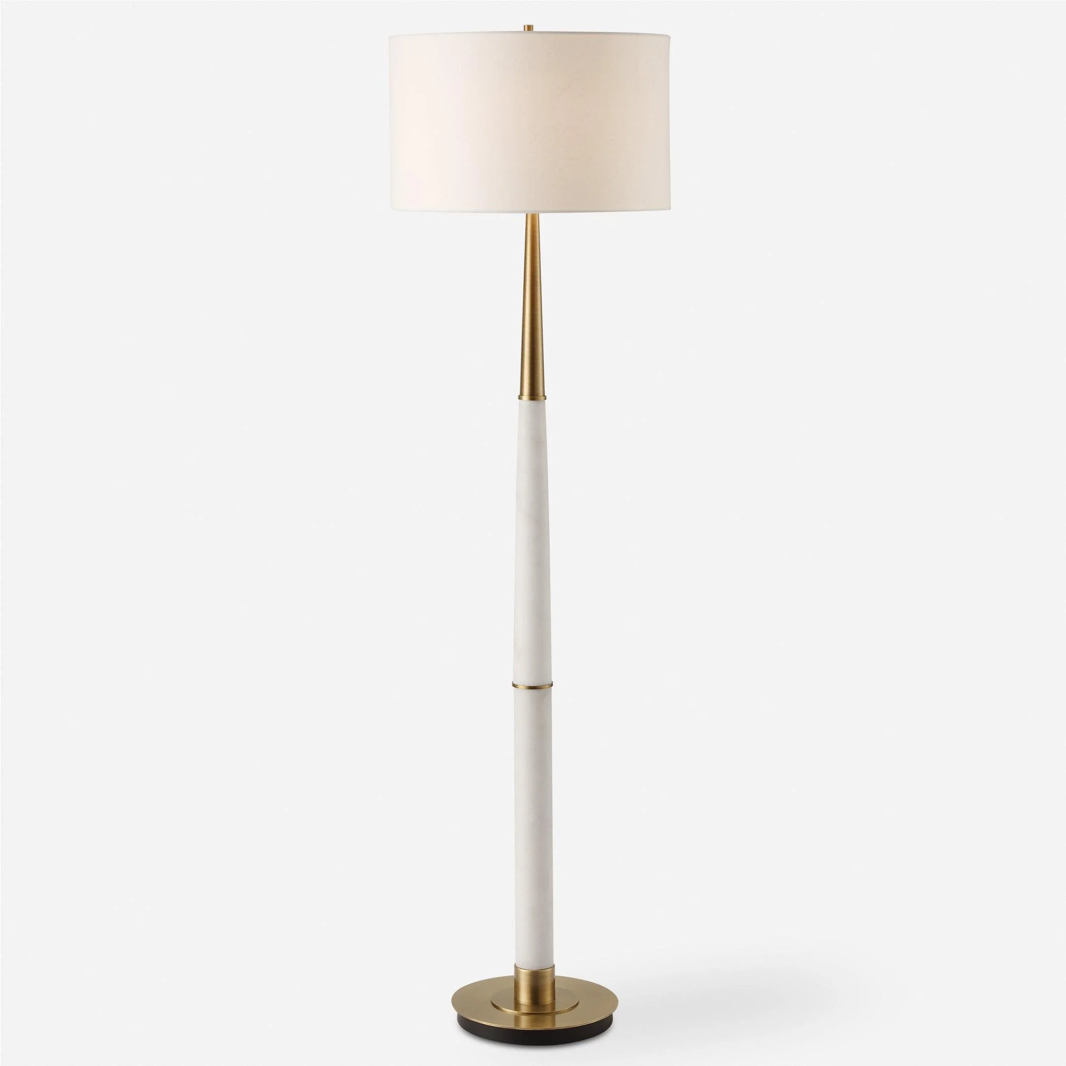 Faro White Marble Floor Lamp - Frankwebs