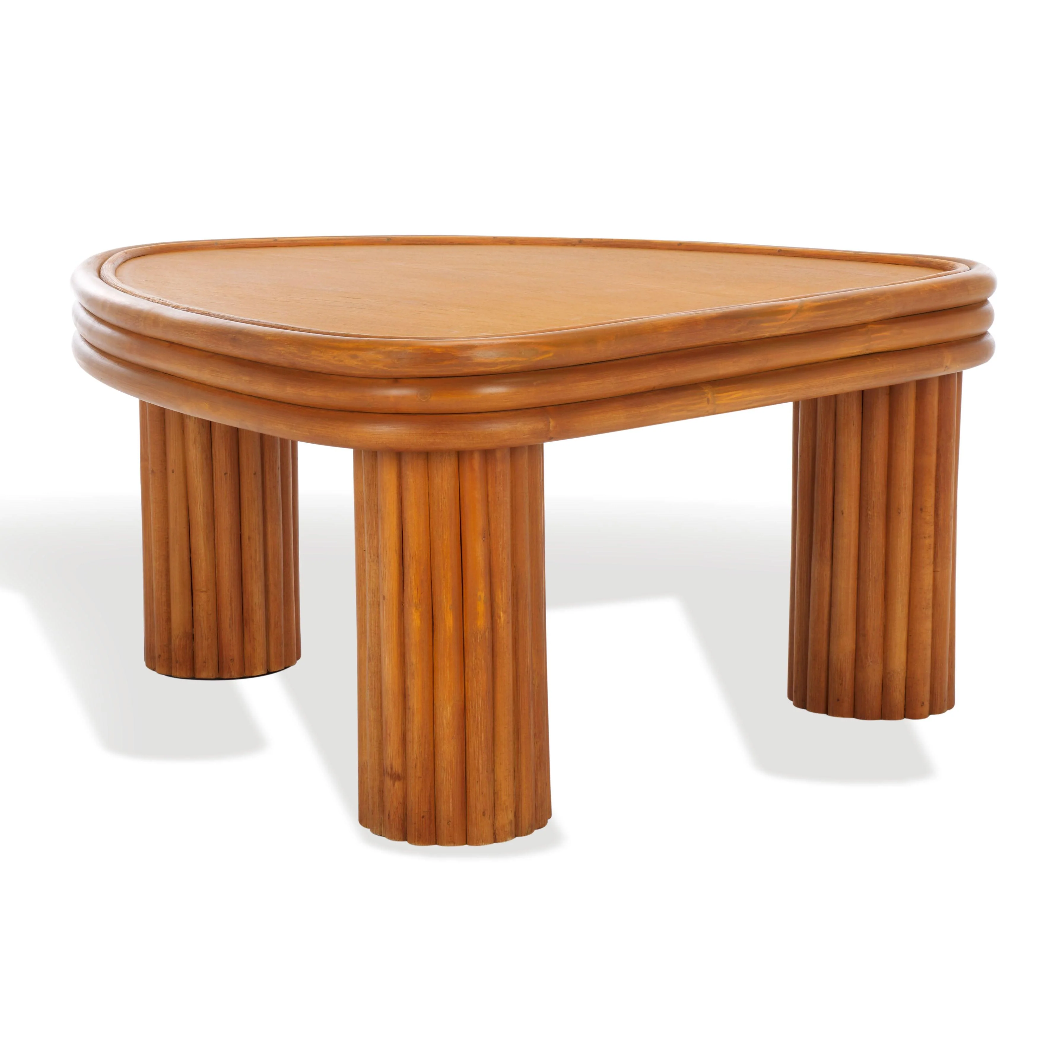 BAYARD RATTAN TRIANGLE COFFEE TABLE - Frankwebs