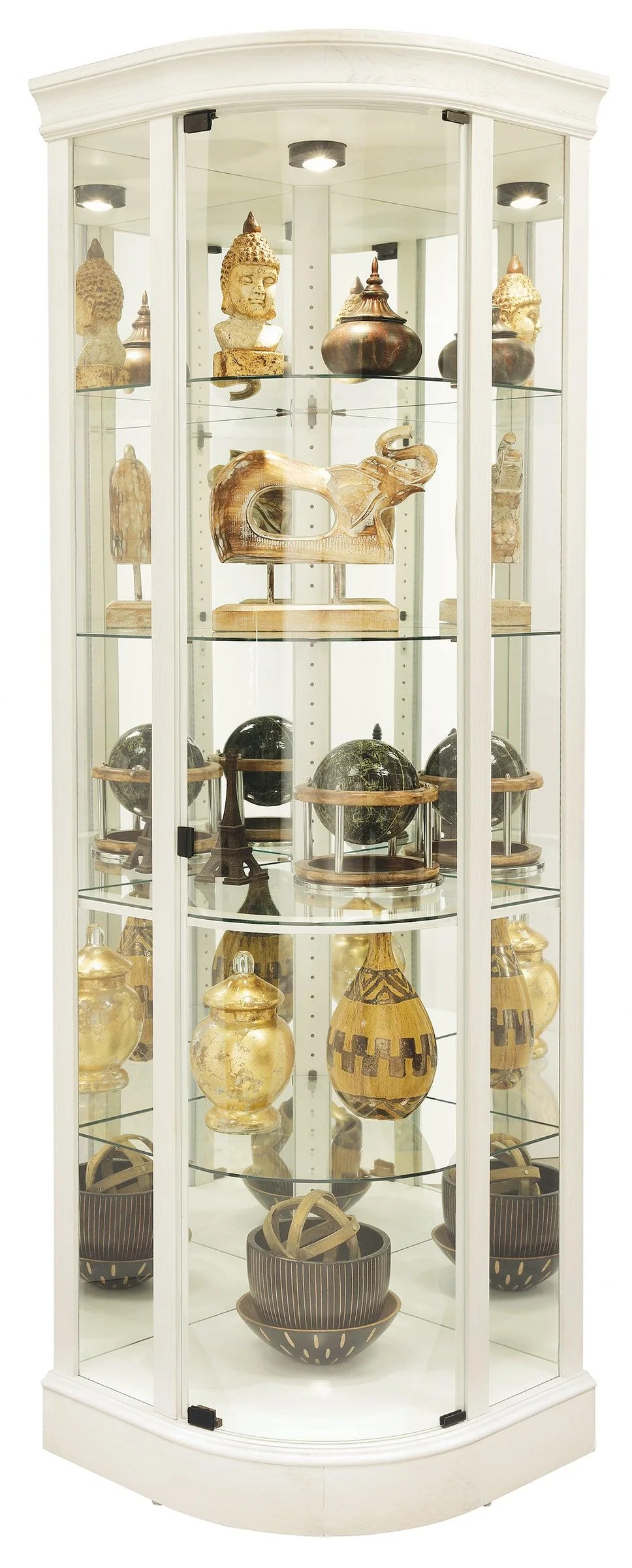 Marlowe IV Corner Curio Cabinet - Frankwebs