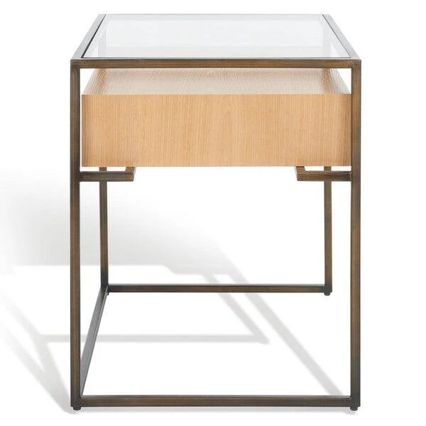 CAELAN GLASS SIDE TABLE - Frankwebs