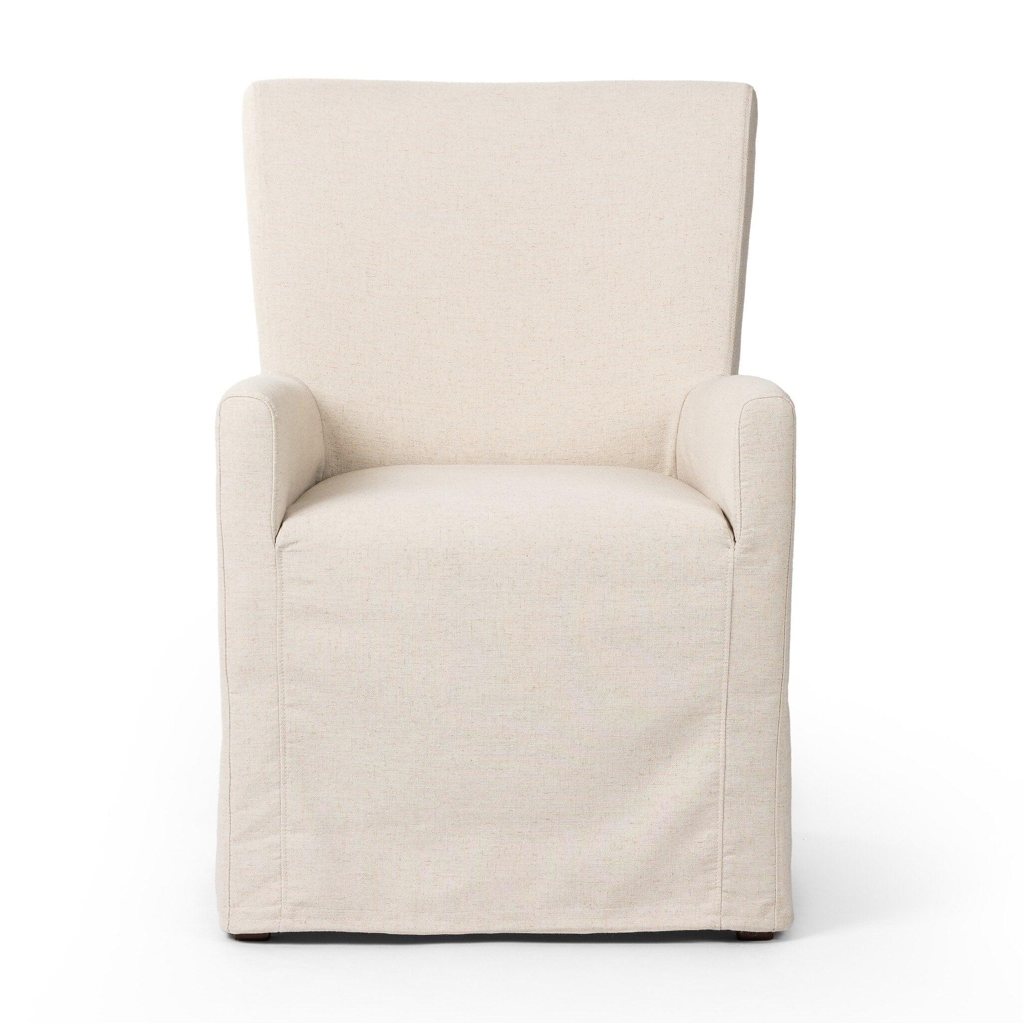 Vista Slipcovered Dining Armchair - Frankwebs