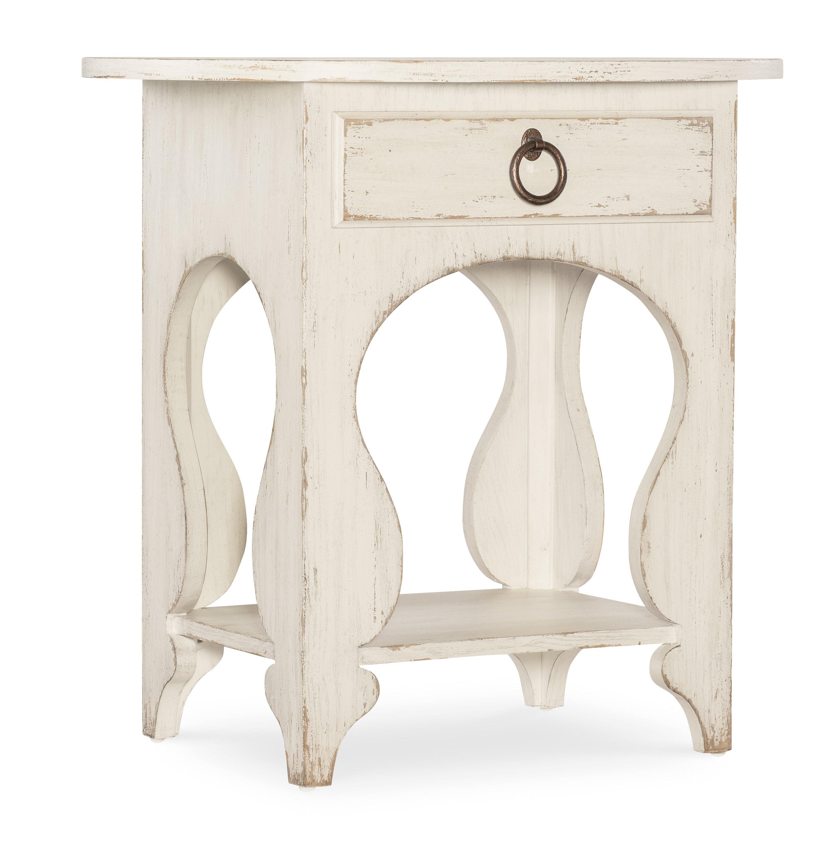 Americana One-Drawer Oval Nightstand - Daisy - Frankwebs