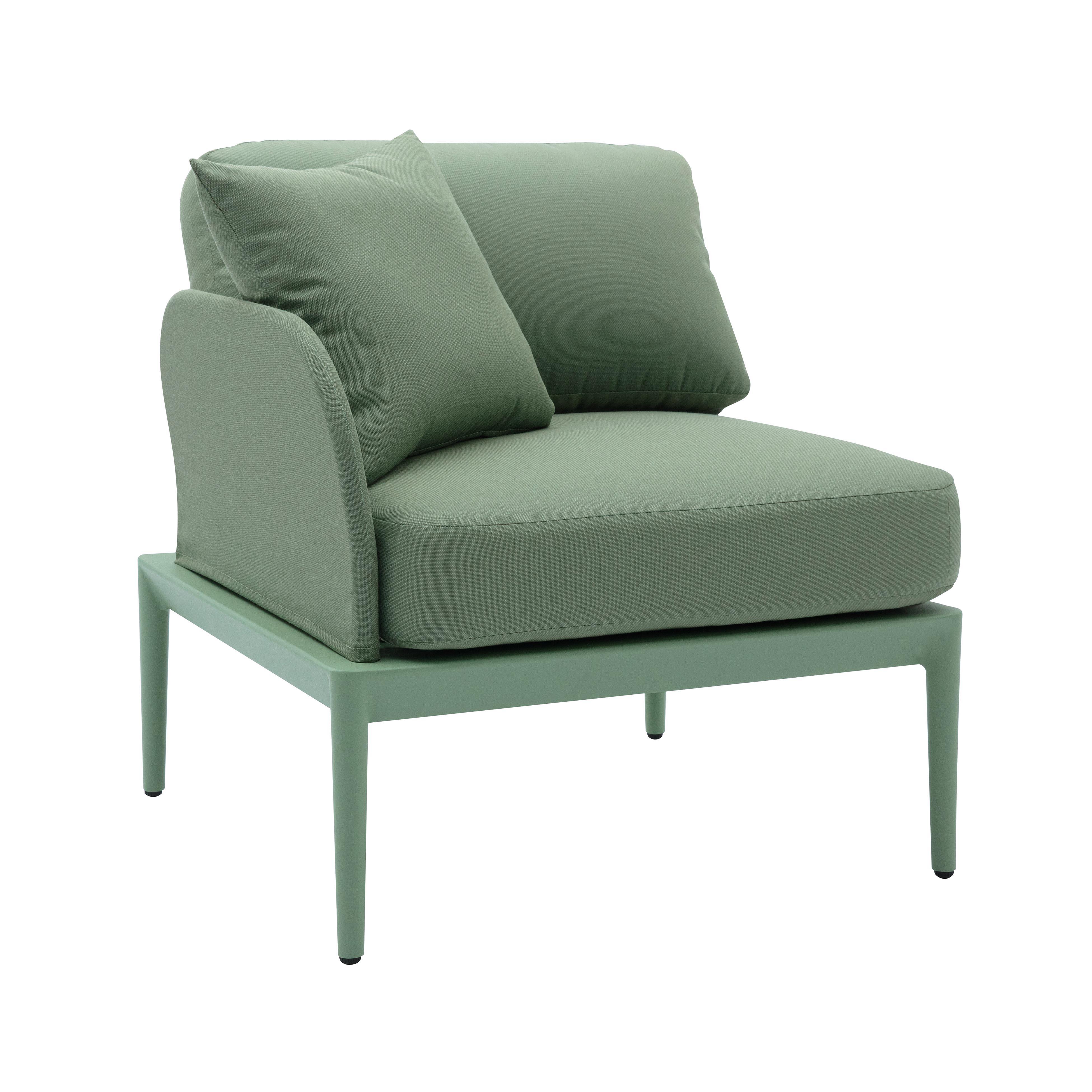 Kapri Moss Green Modular Outdoor LAF Corner Seat - Frankwebs