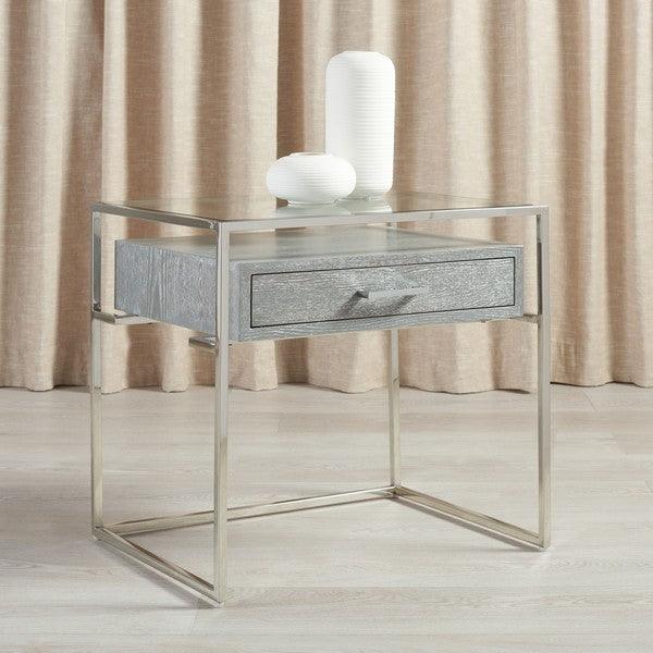 CAELAN GLASS SIDE TABLE - Frankwebs