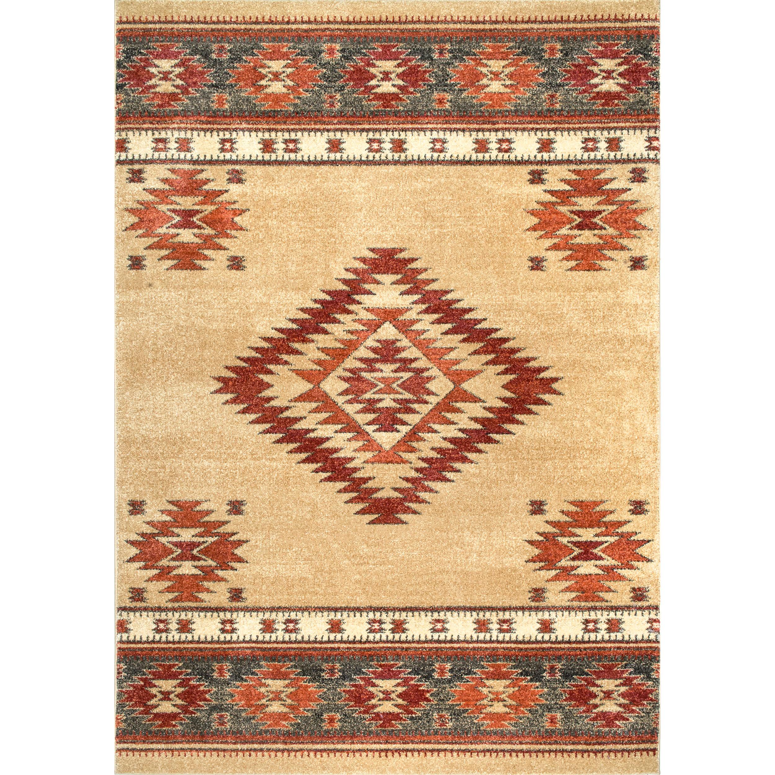 Tribal Diamond Margene Area Rug - Frankwebs
