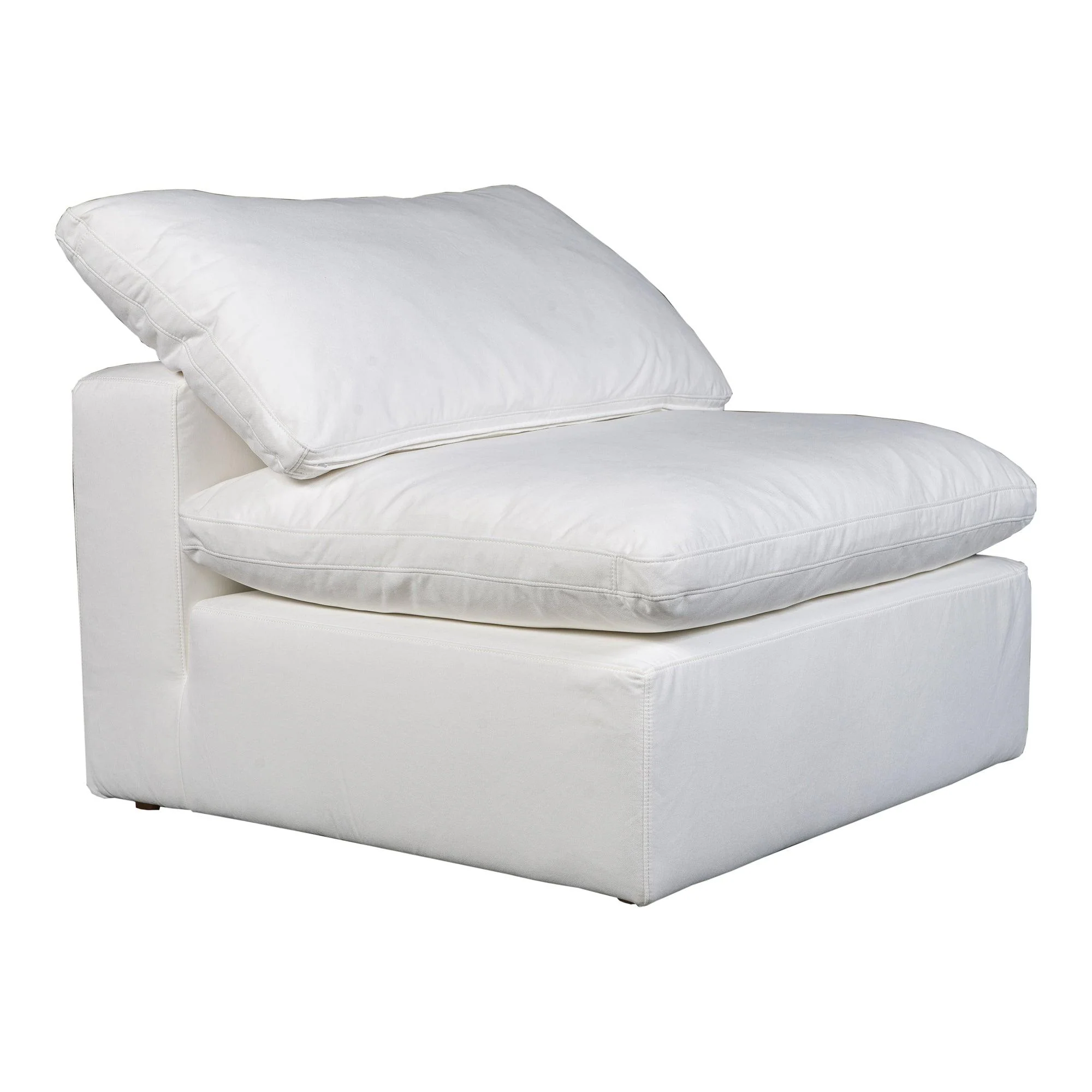 Terra Condo Slipper Chair Performance Fabric White - Frankwebs