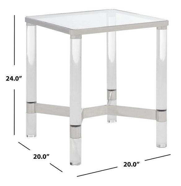 SUZANNA ACRYLIC ACCENT TABLE - Frankwebs