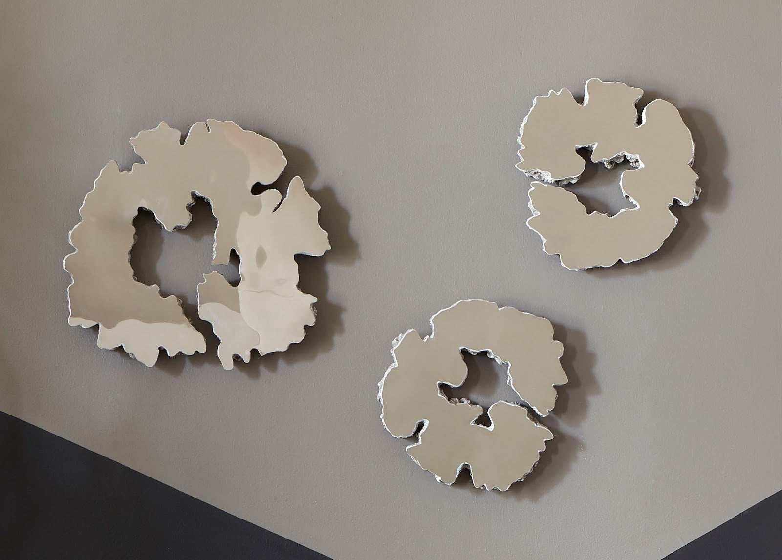 Lava Slice Wall Art, Resin, Stainless Steel, SM - Frankwebs