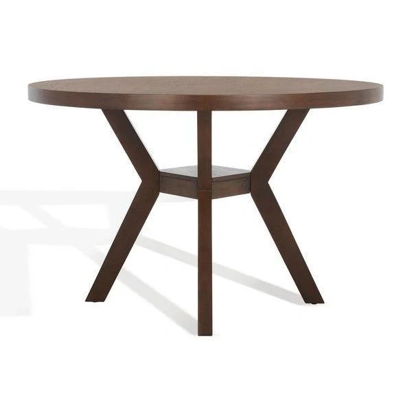 LUIS ROUND WOOD DINING TABLE - Frankwebs