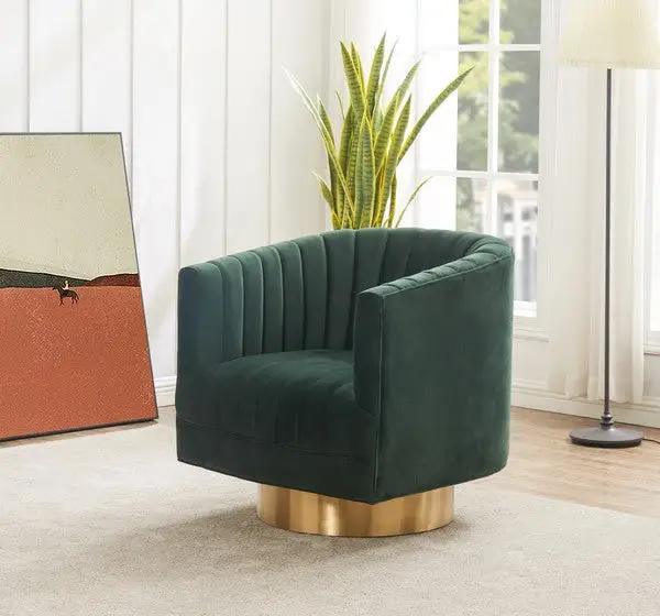 JOSEPHINE SWIVEL BARREL CHAIR - Frankwebs