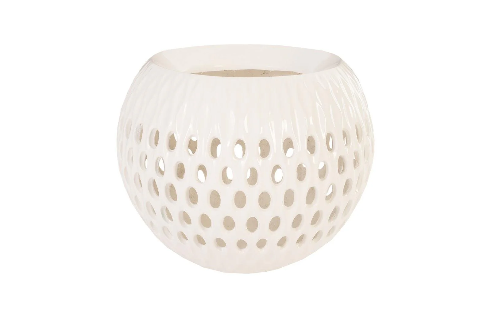 Breathe Planter, Gel Coat White - Frankwebs