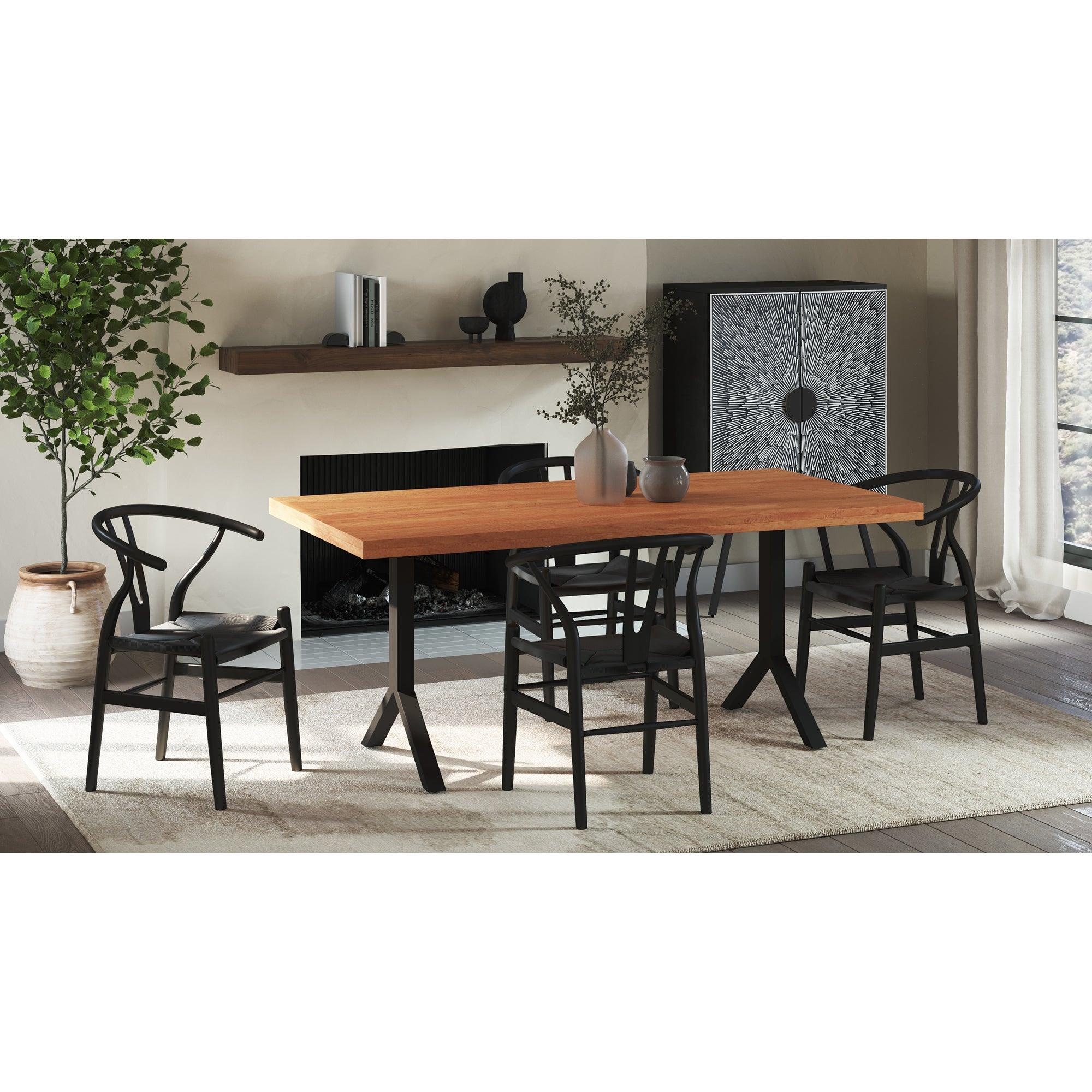 Ventana Dining Chair Black - Set Of Two - Frankwebs