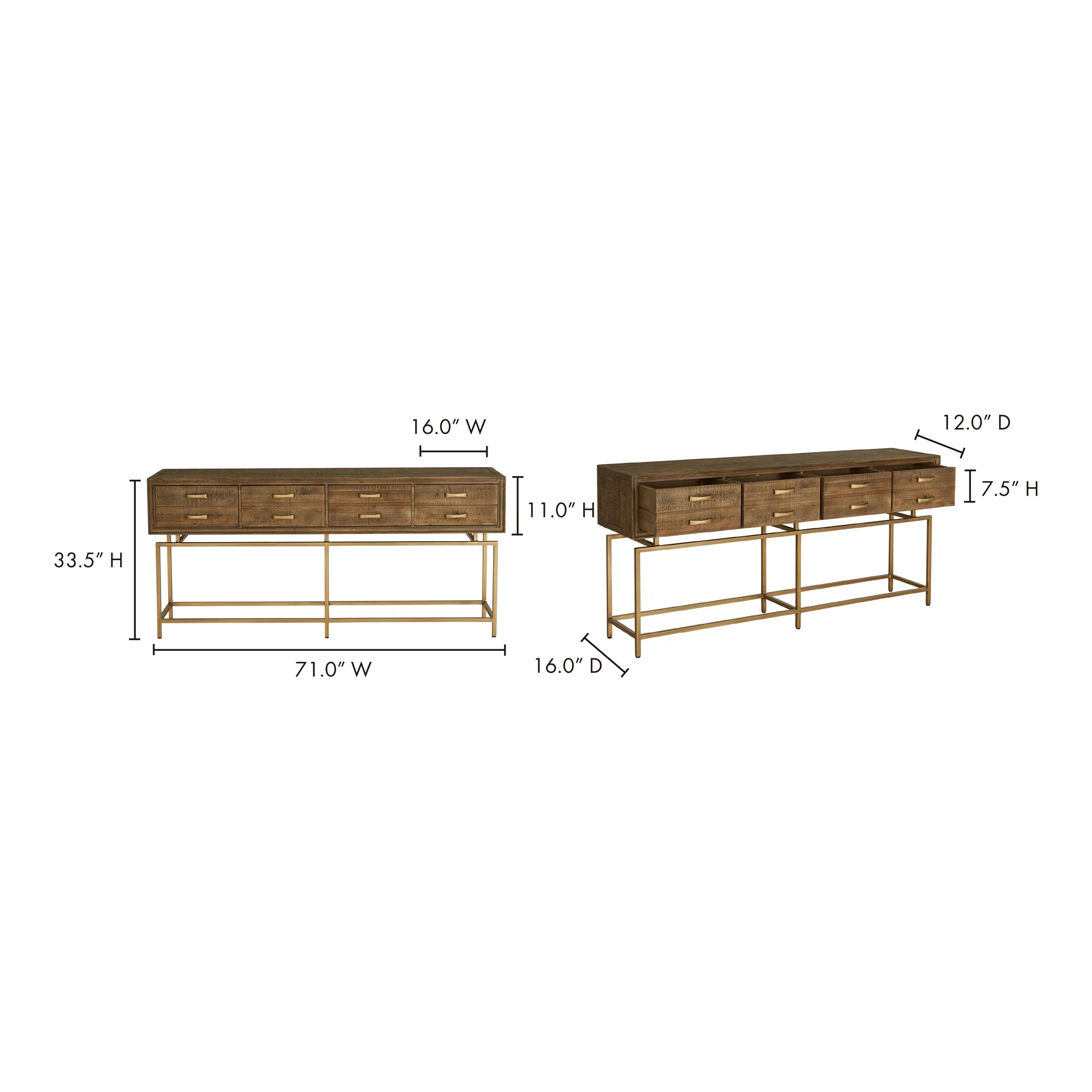 Annecy Console Table - Frankwebs