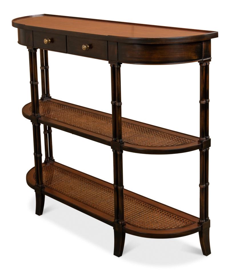 Winston Console Table W/Shelves - Frankwebs