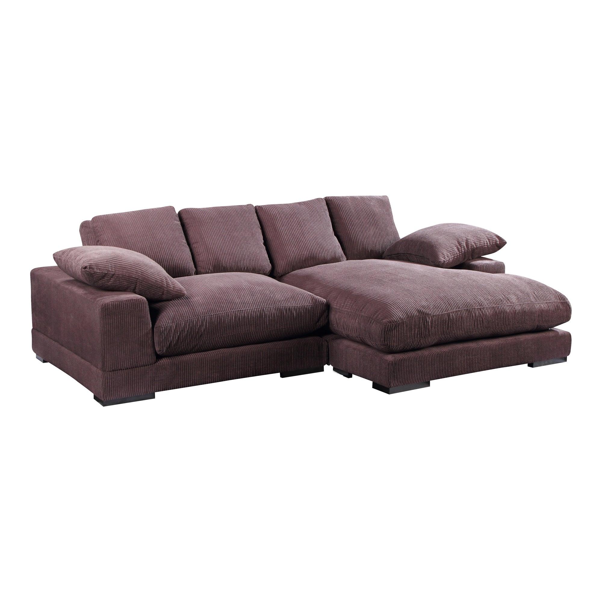 Plunge Sectional Dark Brown - Frankwebs