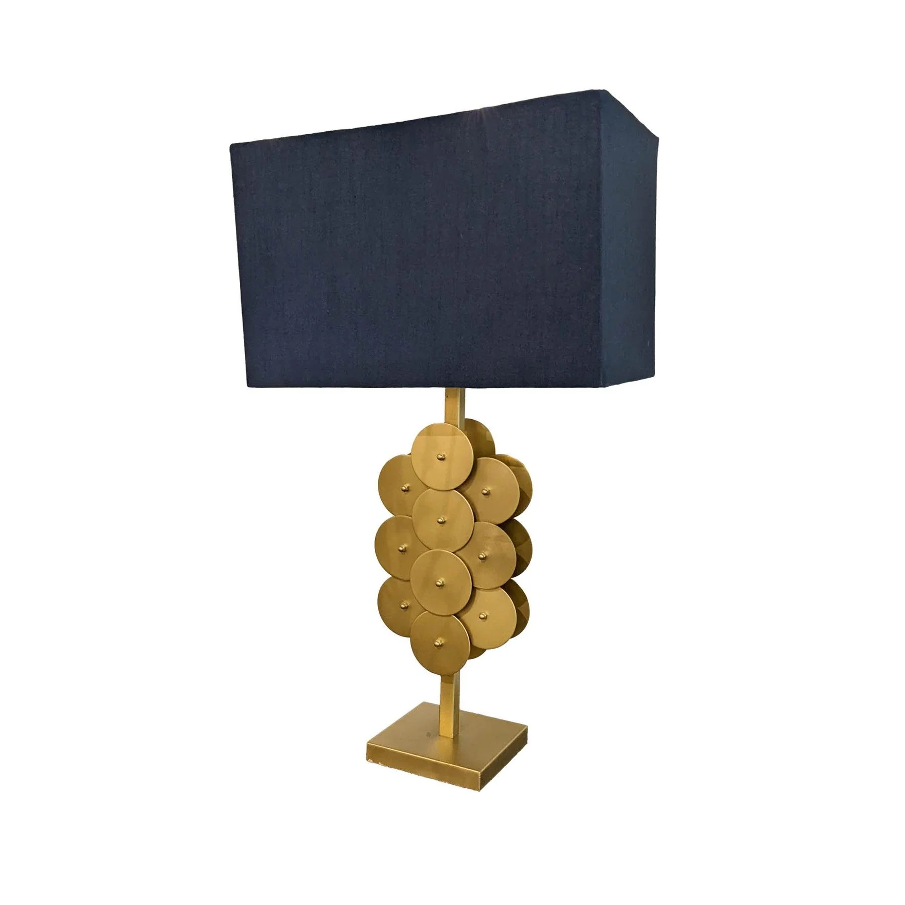 Skye Brass Disc Lamp - Frankwebs