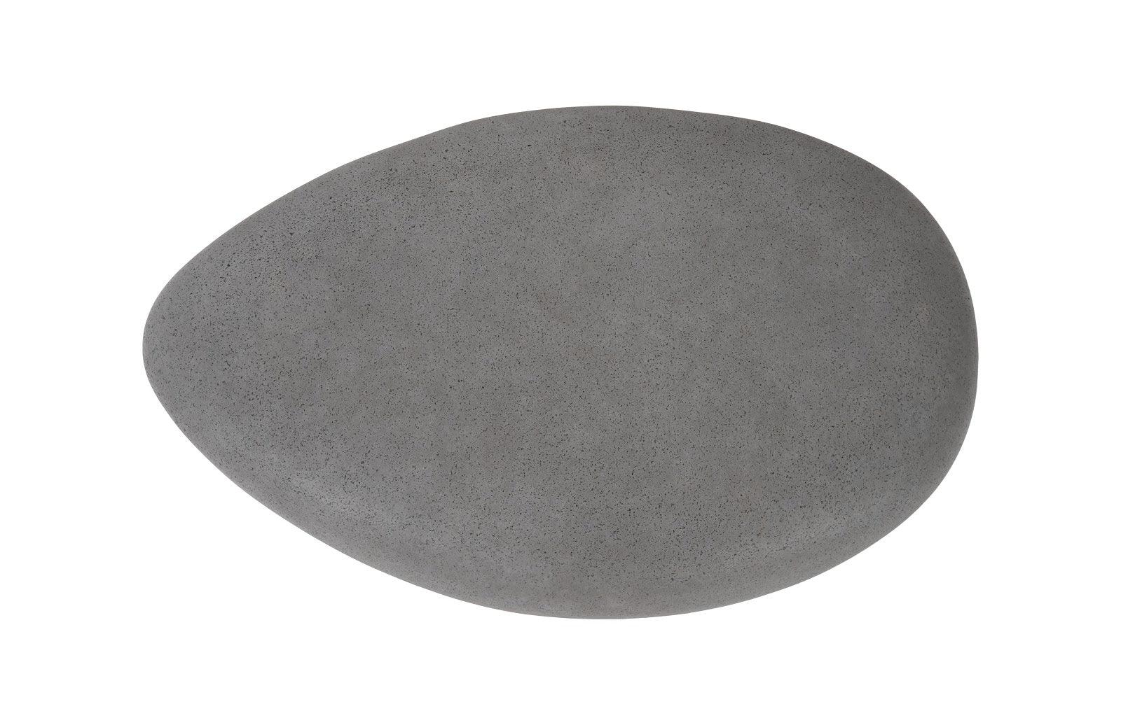 River Stone Coffee Table, Charcoal Stone, Small - Frankwebs