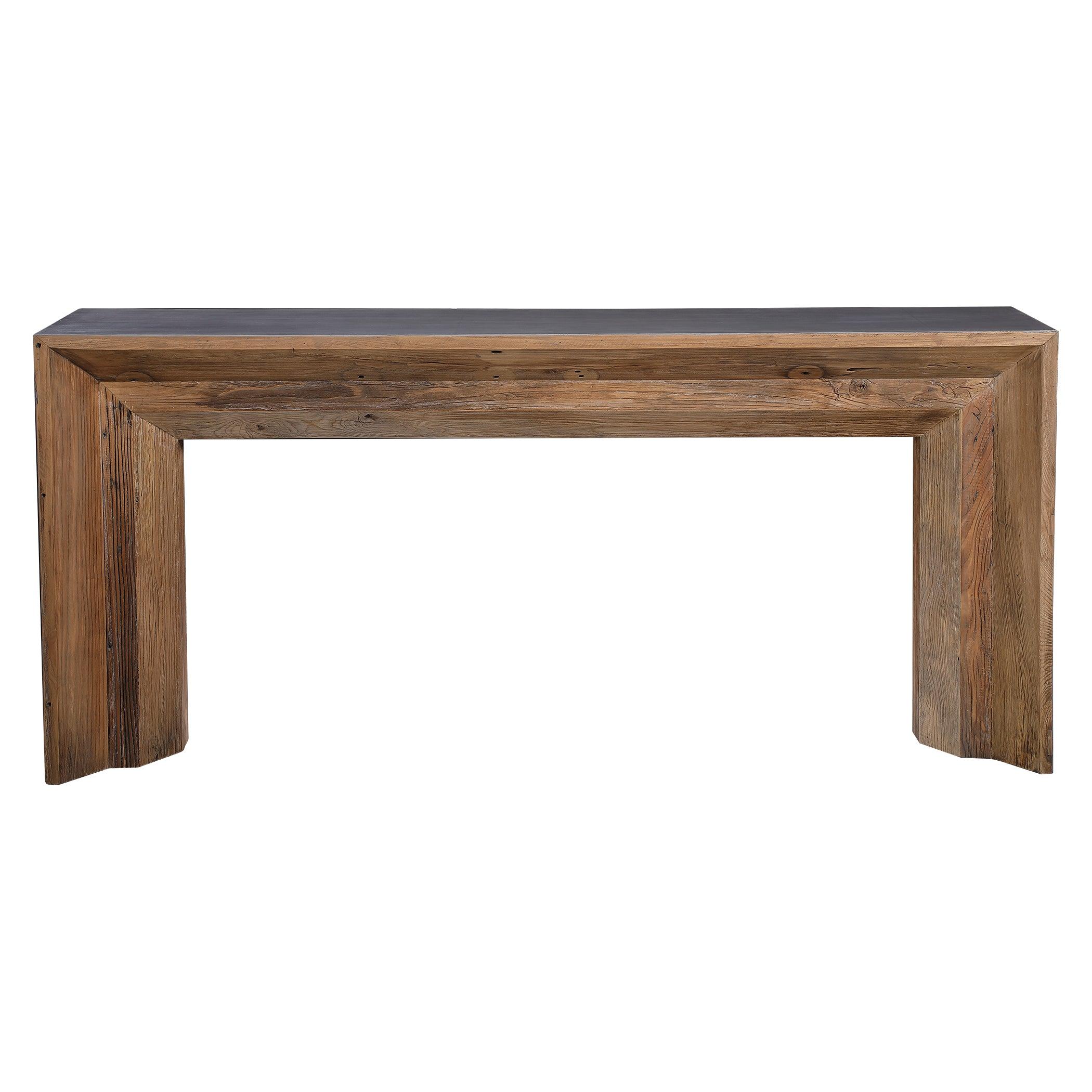 VAIL RECLAIMED WOOD CONSOLE TABLE - Frankwebs