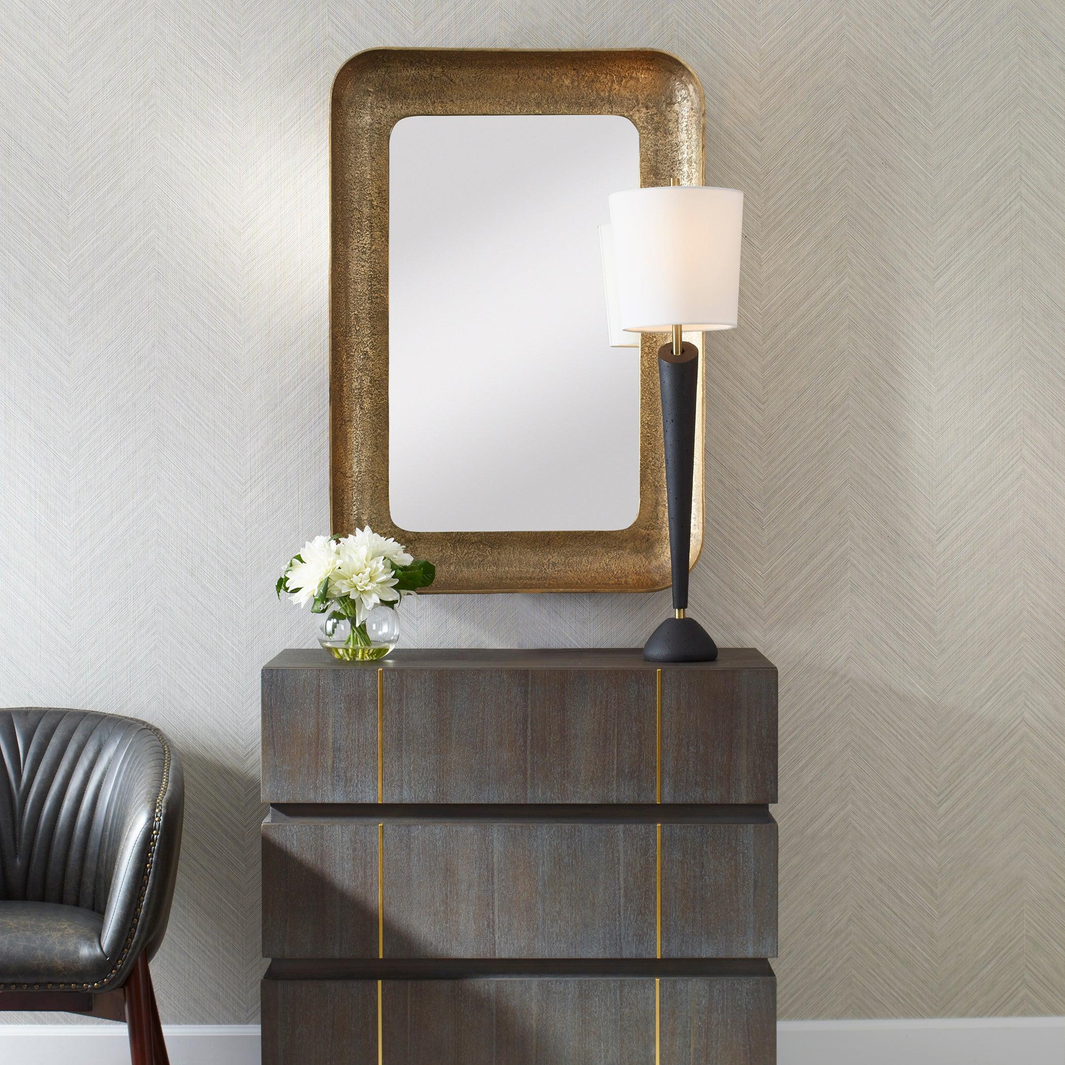 Alvaro Antique Brass Mirror - Frankwebs