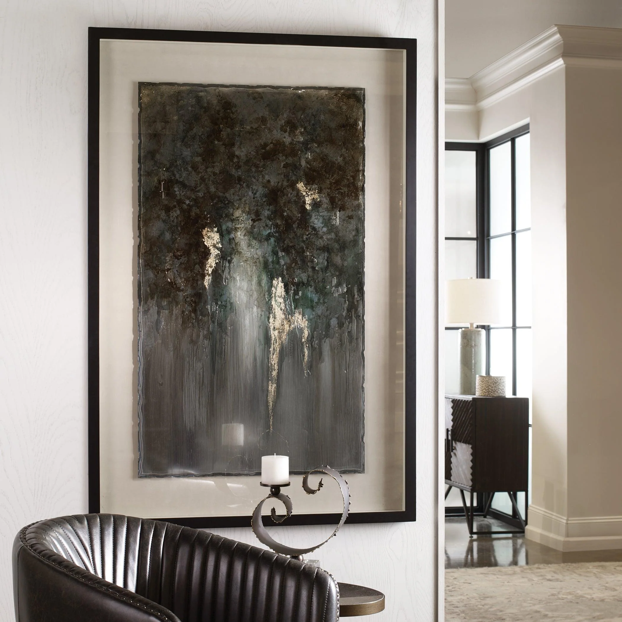 Rustic Patina Grande Abstract Art - Frankwebs