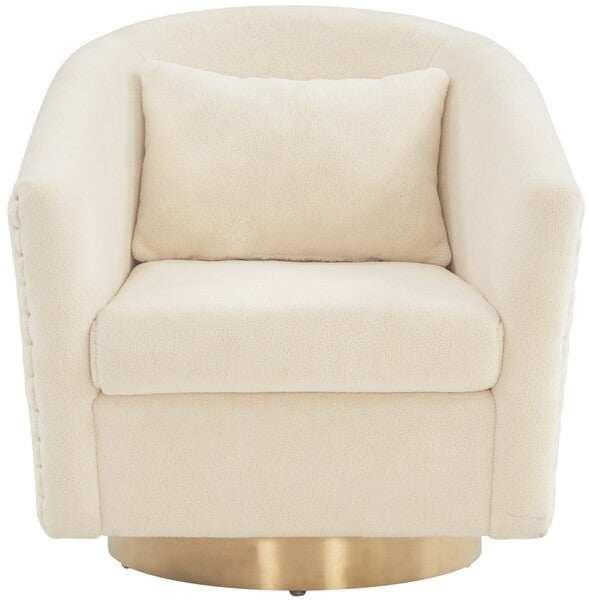CLARA QUILTED SWIVEL TUB CHAIR - Frankwebs