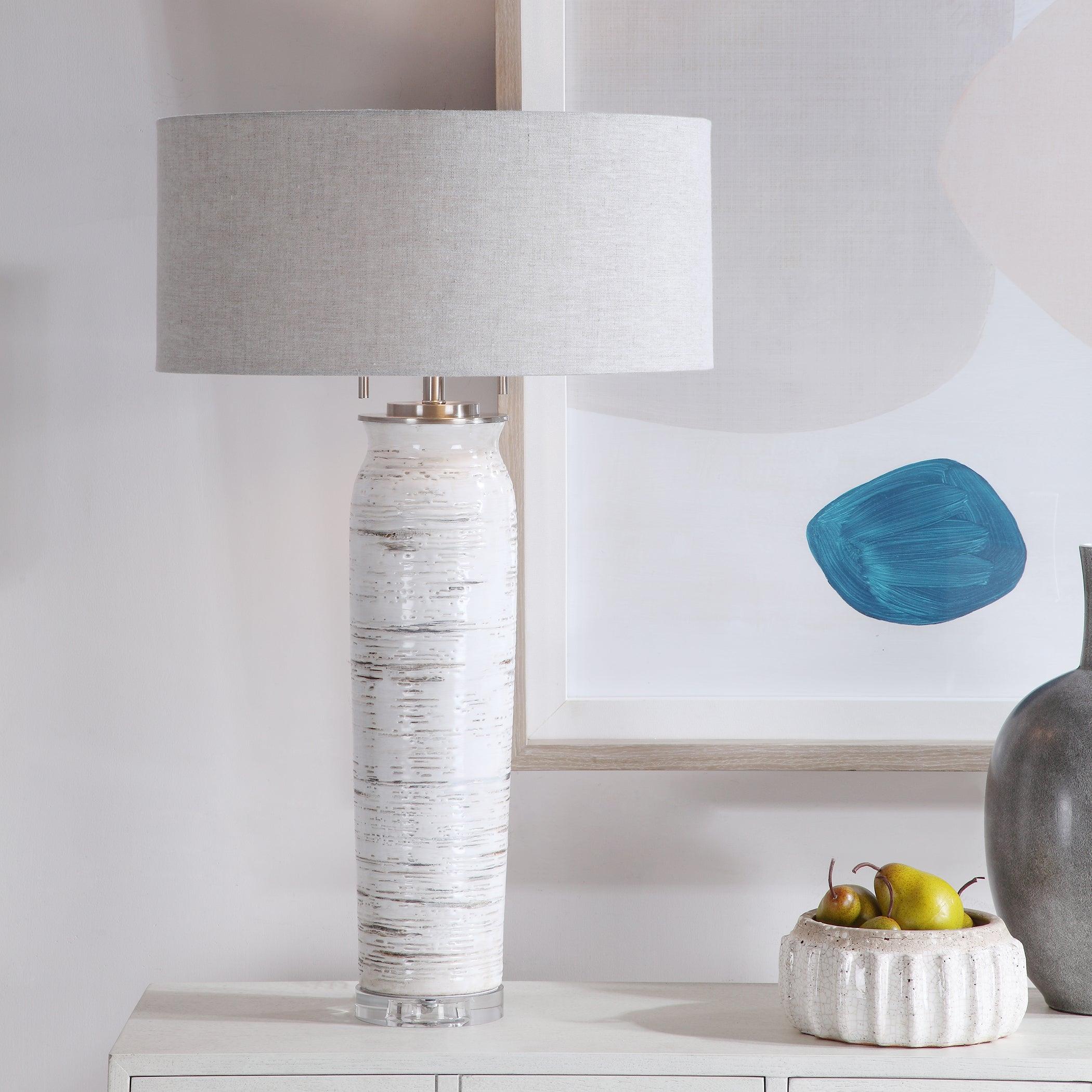 LENTA WHITE TABLE LAMP - Frankwebs