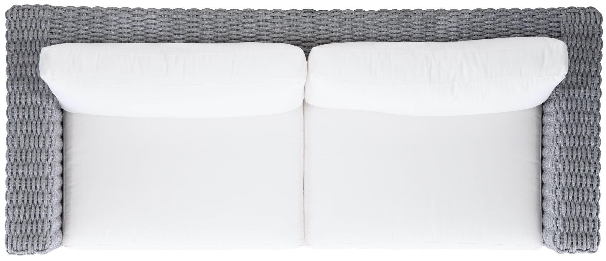 CAPRI SOFA/ GRAY ROPE GREY ROPE FRAME SOFA - Frankwebs