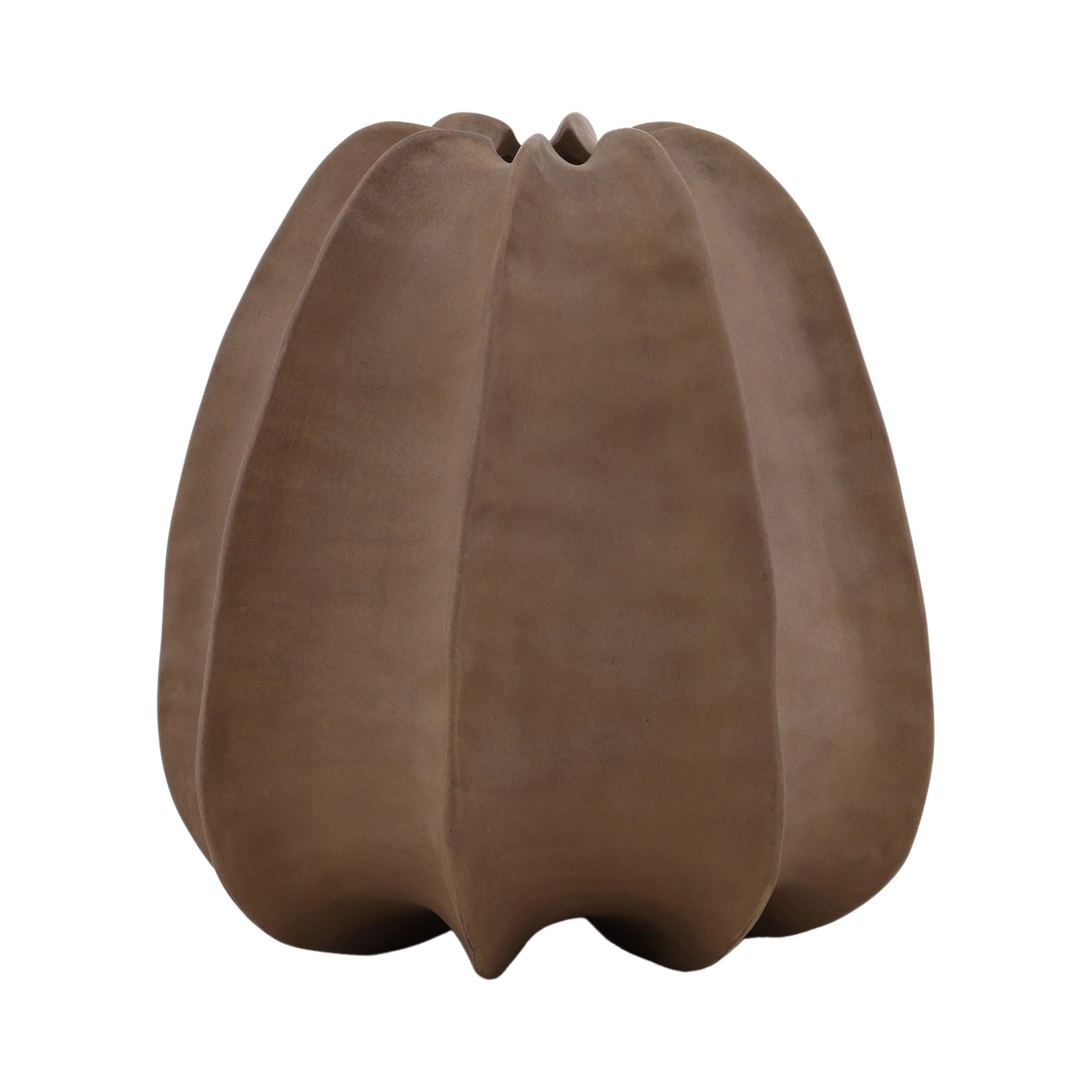 Elmo Vase Light Brown - Frankwebs
