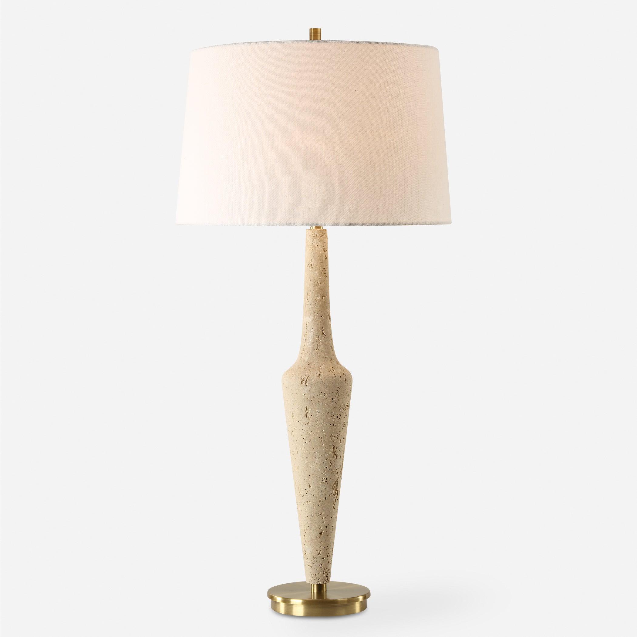 Juliet Travertine Table Lamp - Frankwebs