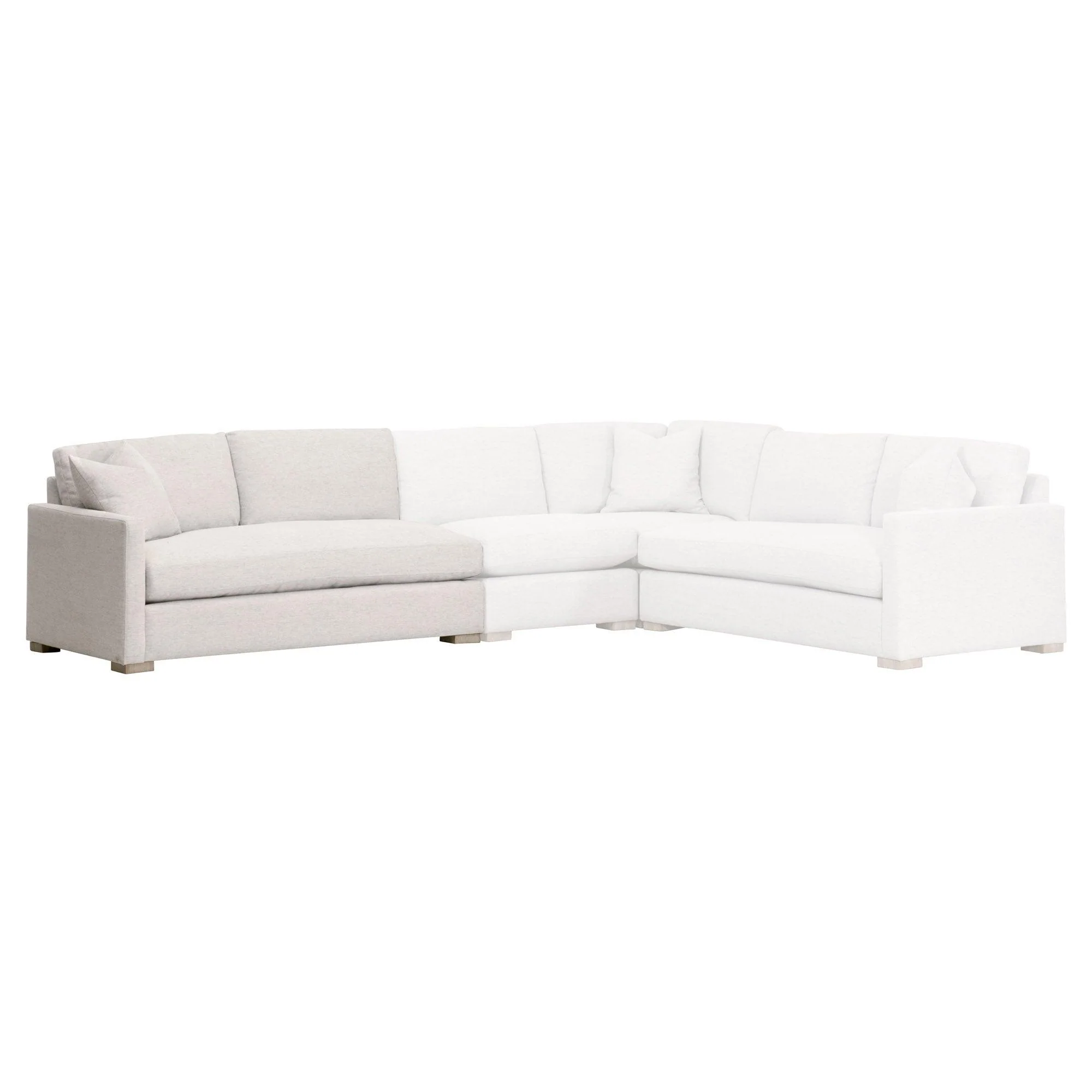 Clara Modular 2-Seat Left Slim Arm Sofa - Frankwebs