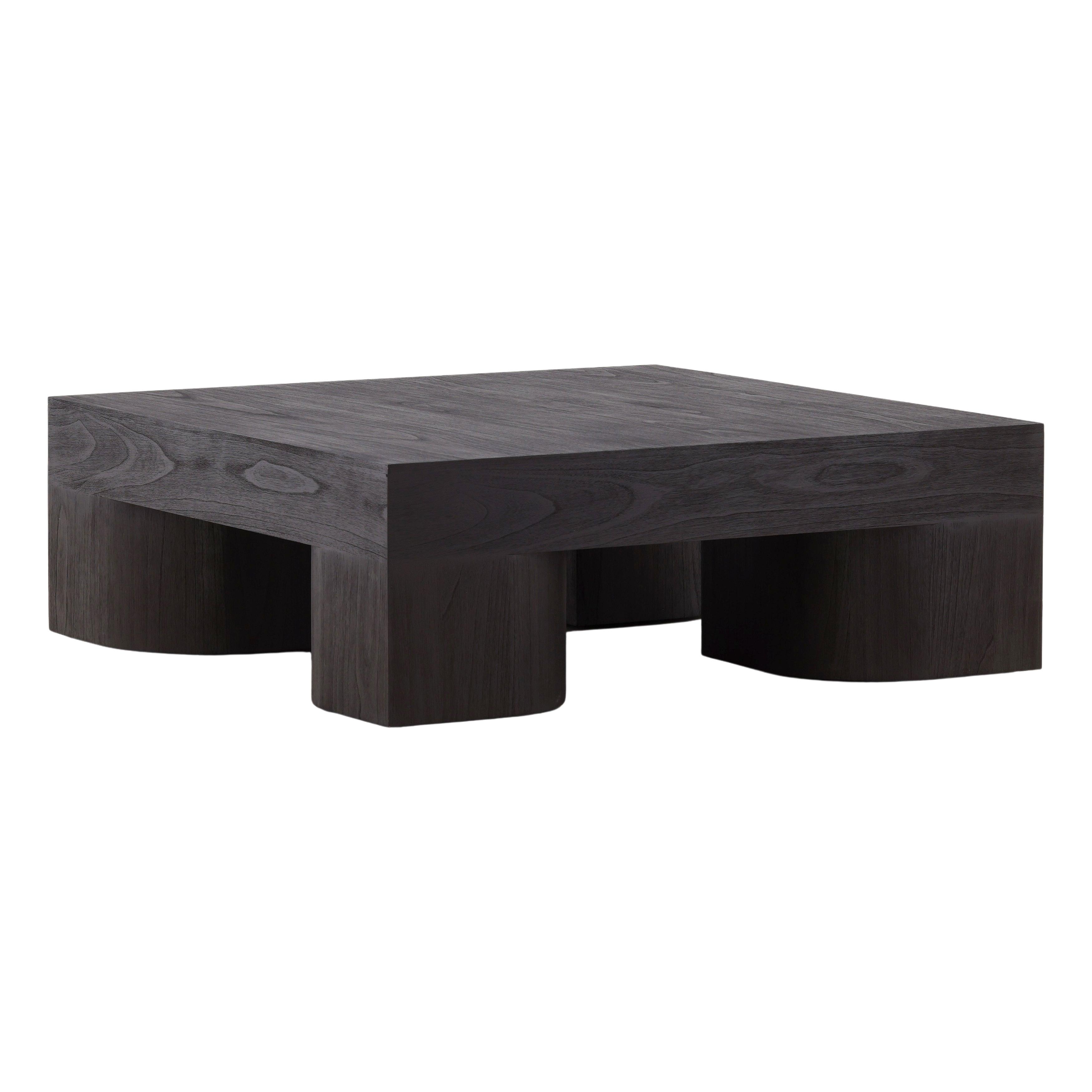 Junaid Coffee Table Dark Brown - Frankwebs