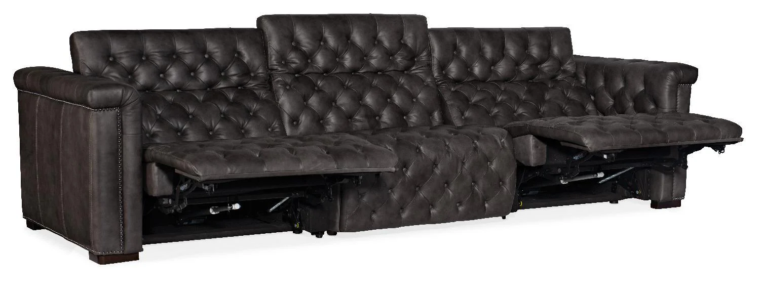 Savion Grandier Sofa with Power Recline Power Headrest - Frankwebs
