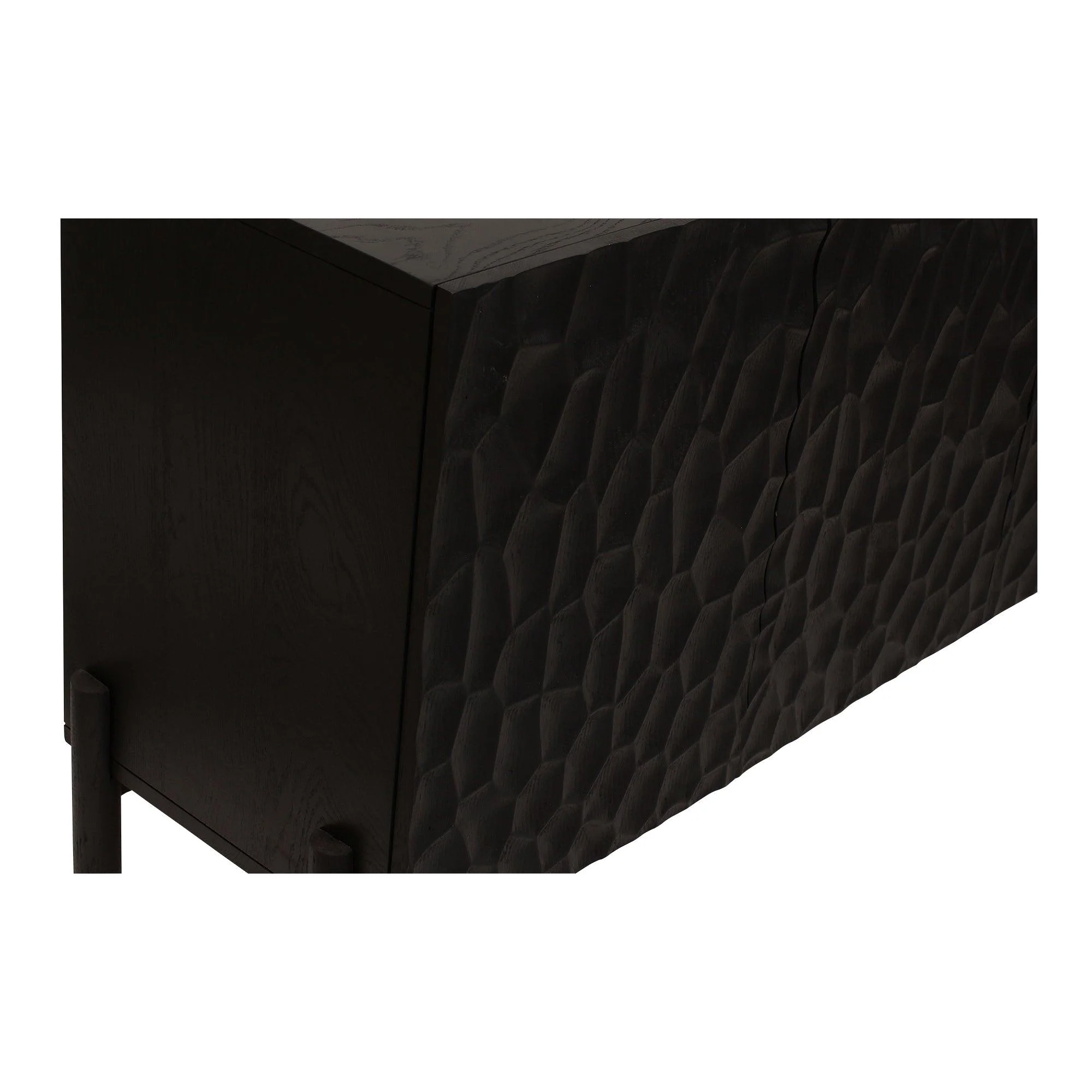 Misaki Oak Sideboard Black - Frankwebs