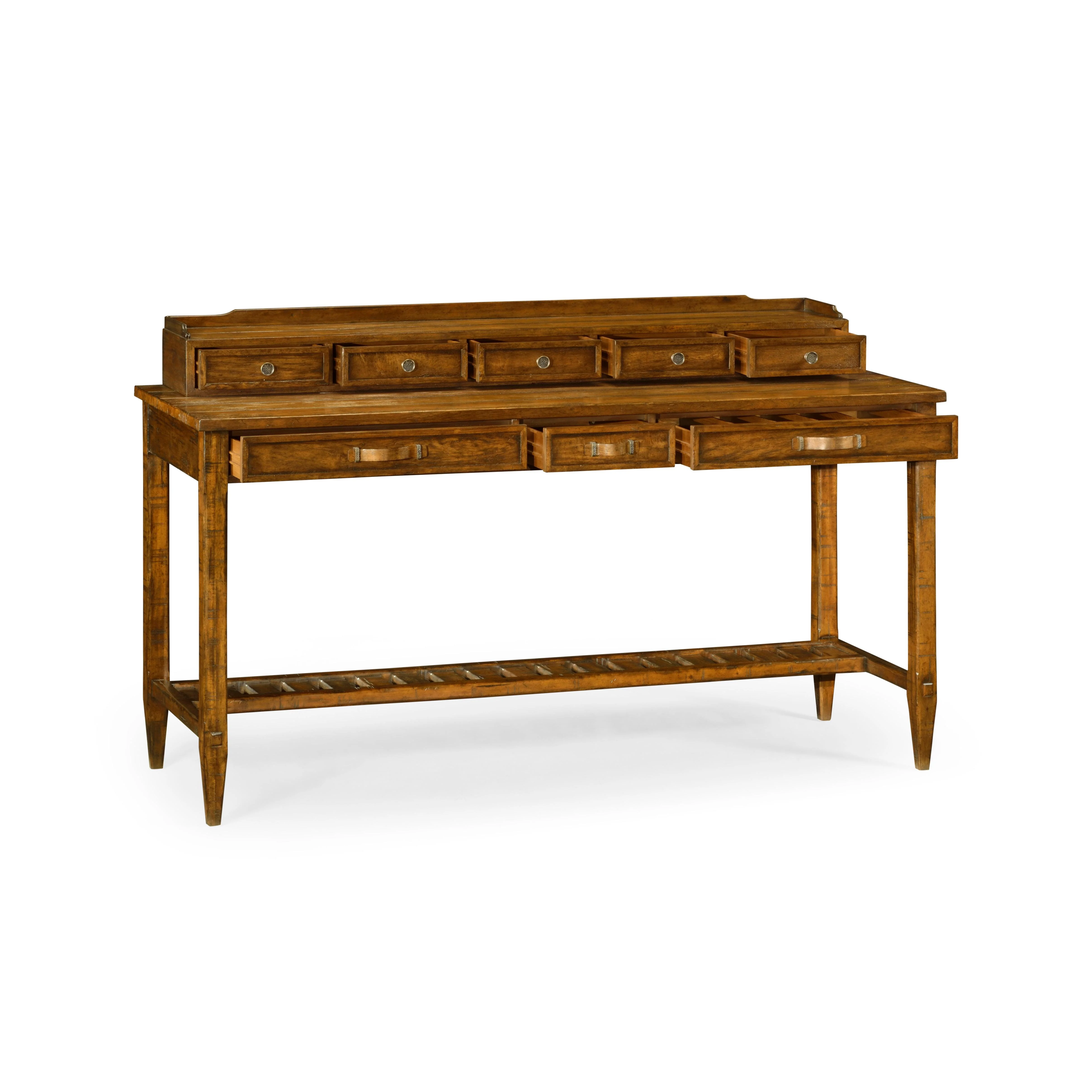 Casual Accents Country Walnut Accent Console - Frankwebs